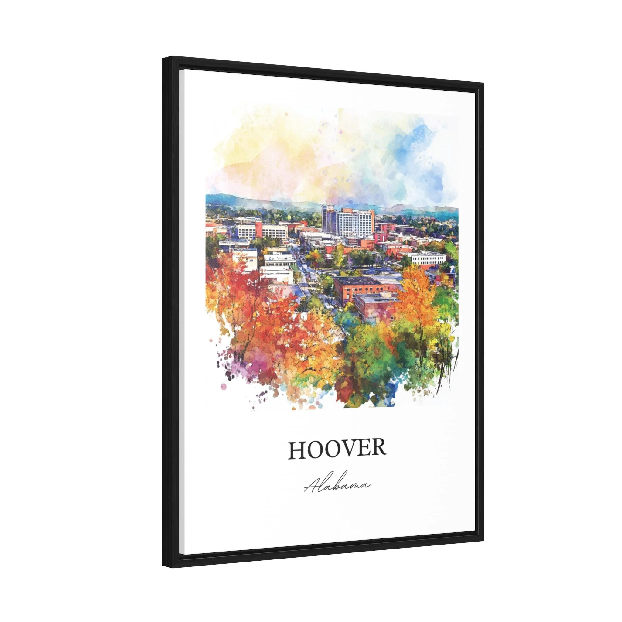 Hoover, Alabama – Watercolor Art Print - Image 8