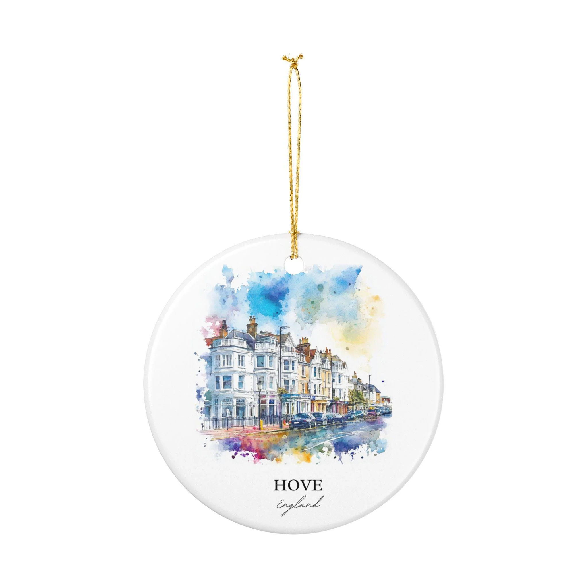 Hove England Ornament: Unique Hove Souvenir, Hove England Xmas Decor, and Authentic Hove England Gift - Image 2