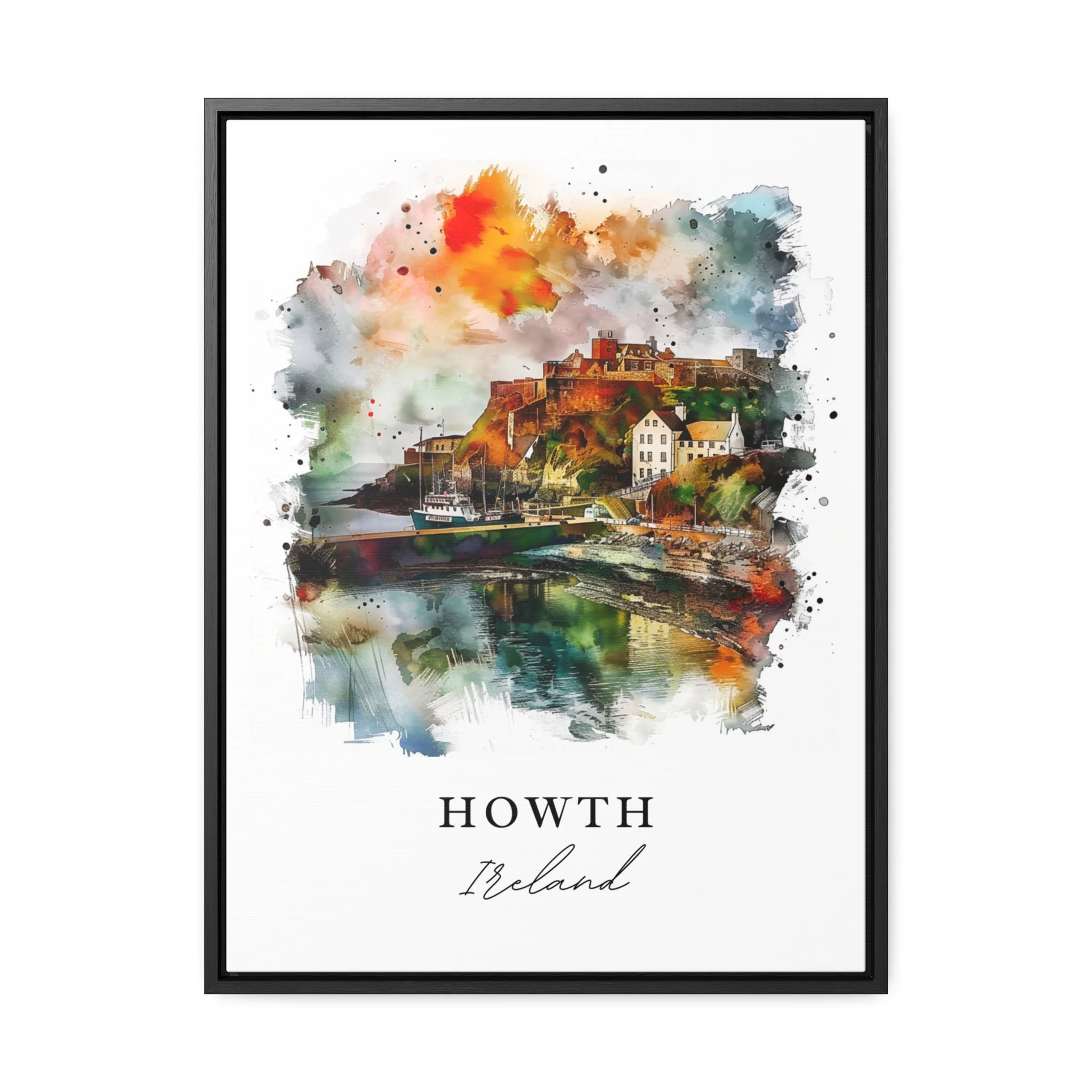 Howth, Ireland – Watercolor Art Print - Image 5