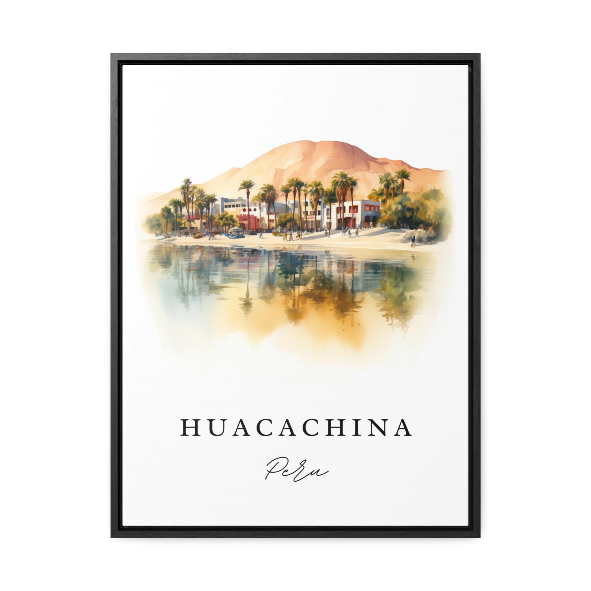 Huacachina, Peru – Watercolor Art Print - Image 6