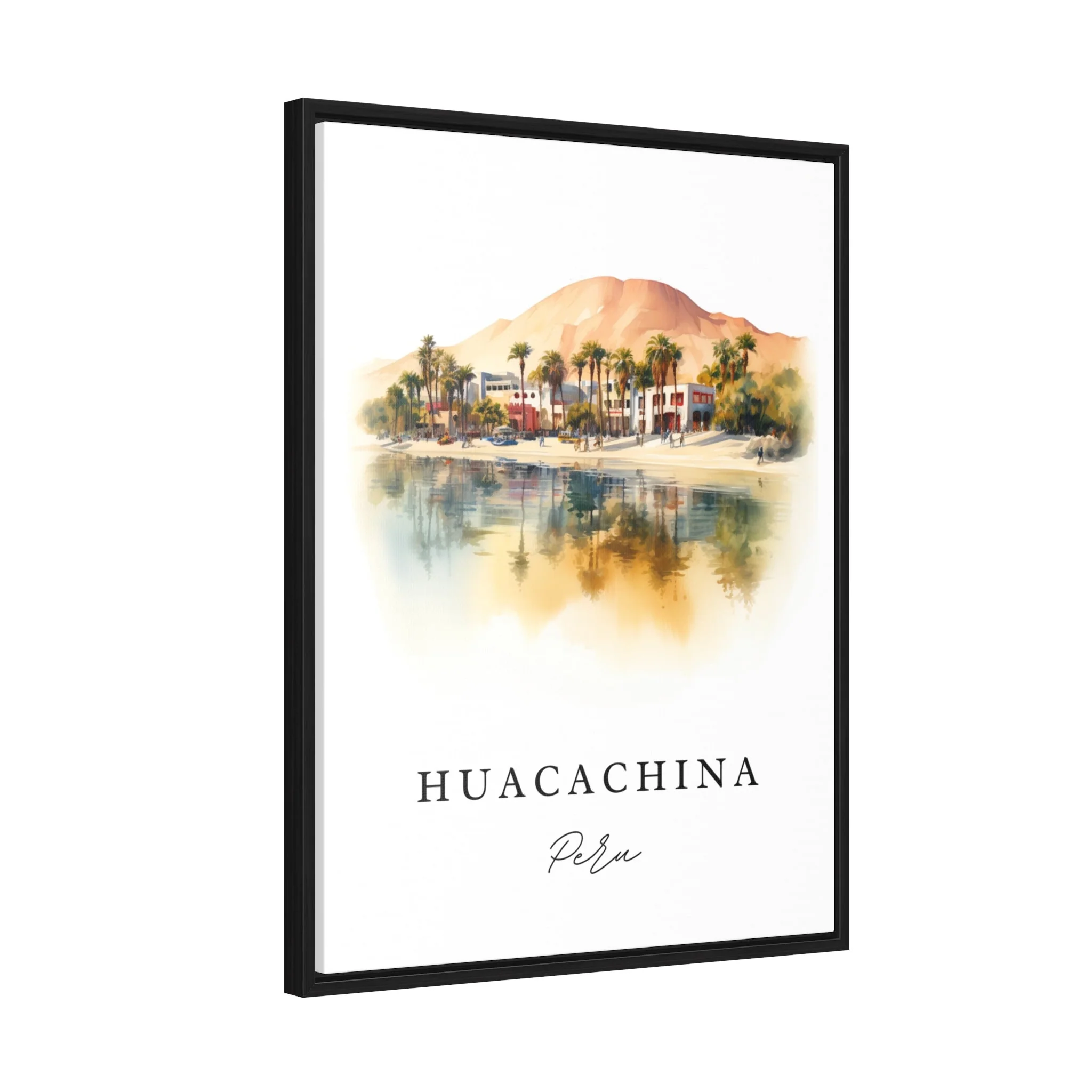 Huacachina, Peru – Watercolor Art Print - Image 7