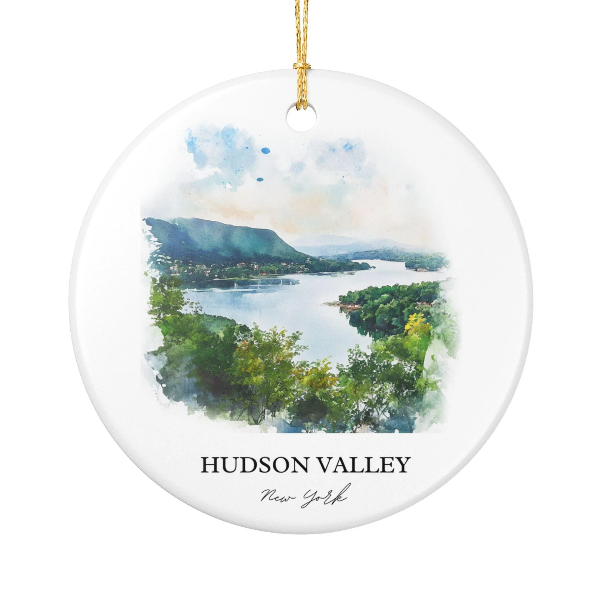 Hudson Valley Ornament: Unique Hudson Valley Souvenir, Hudson Valley NY Xmas Decor, and Authentic Upstate NY Gift - Image 2
