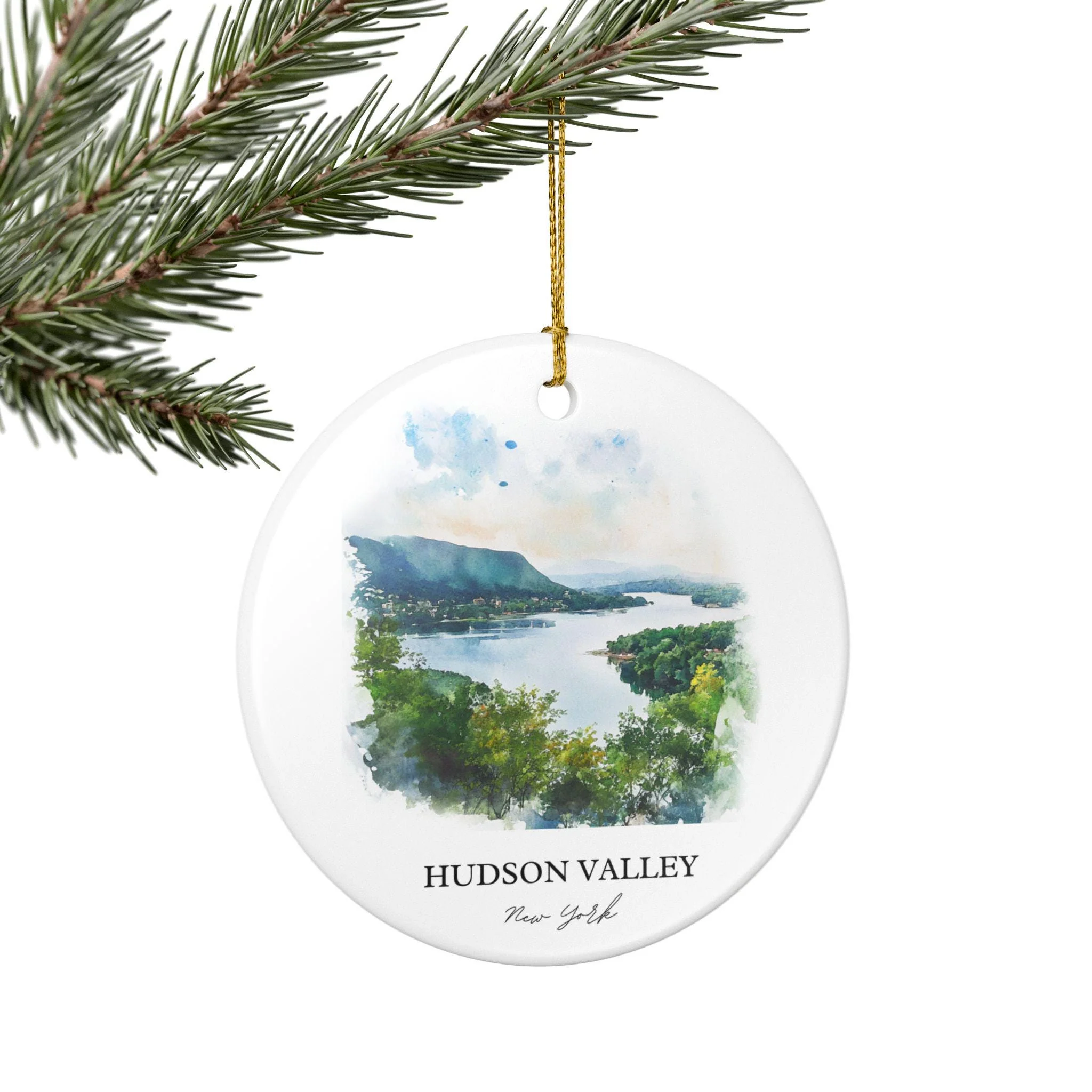 Hudson Valley Ornament: Unique Hudson Valley Souvenir, Hudson Valley NY Xmas Decor, and Authentic Upstate NY Gift - Image 5