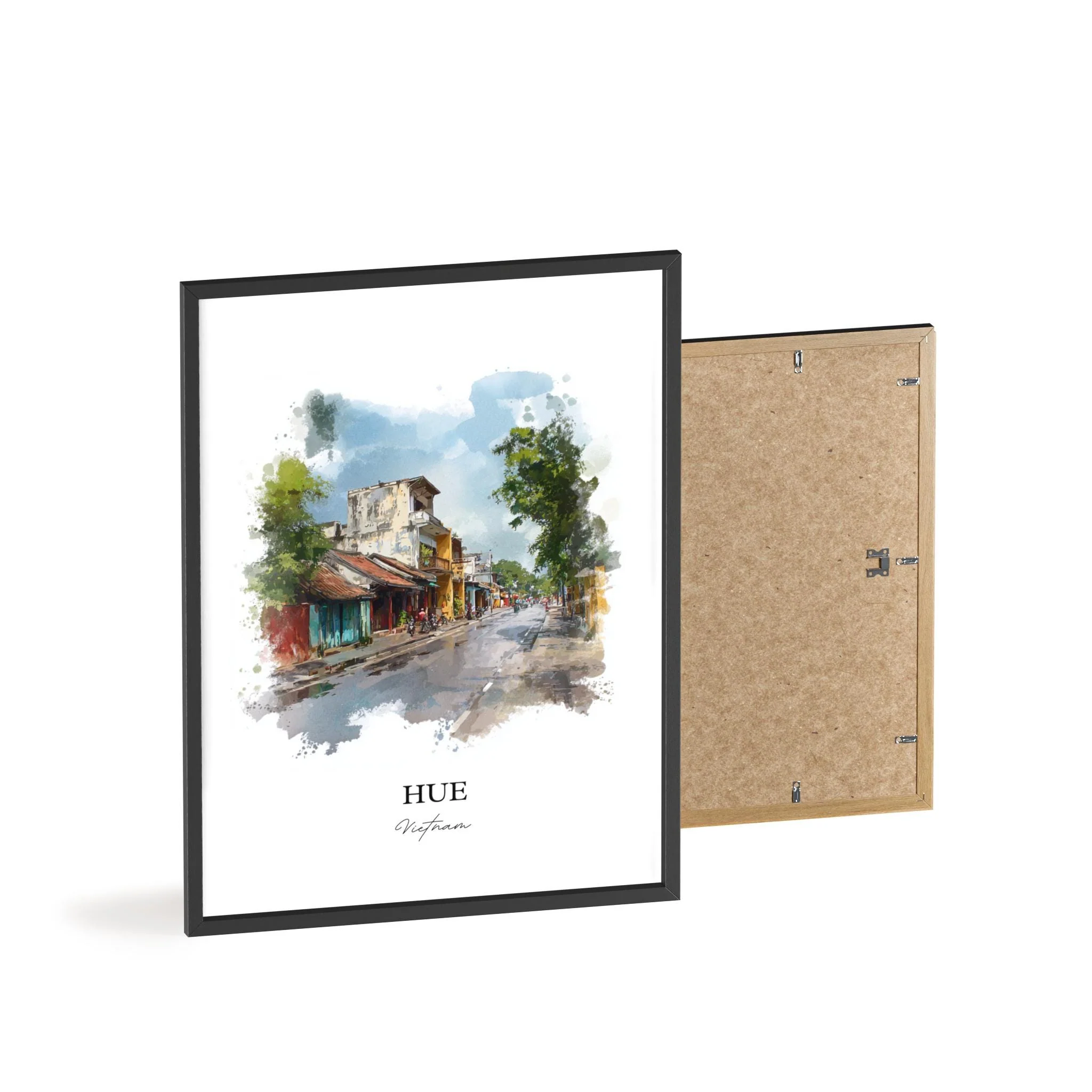 Hue, Vietnam – Watercolor Art Print - Image 11