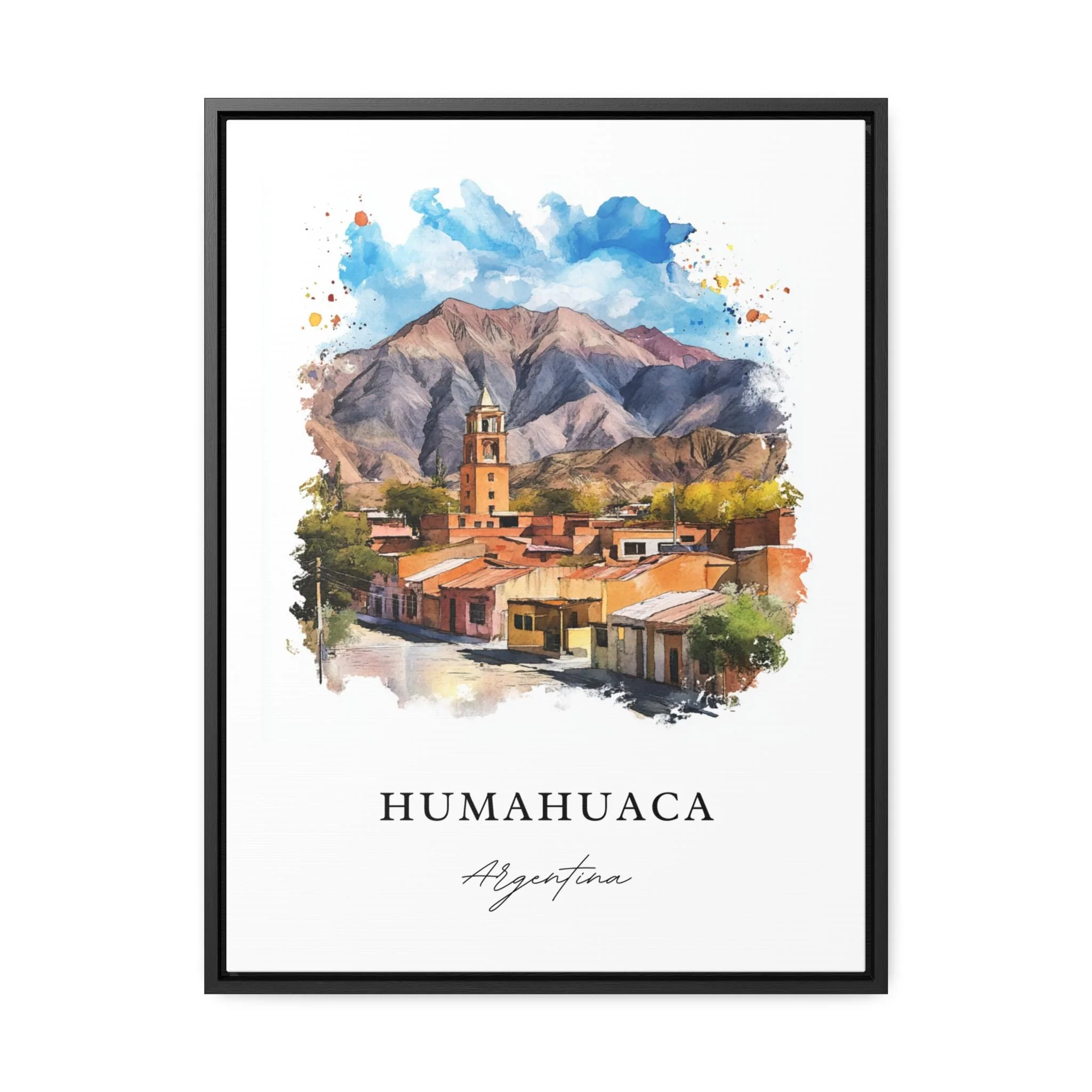Humahuaca, Argentina – Watercolor Art Print - Image 6