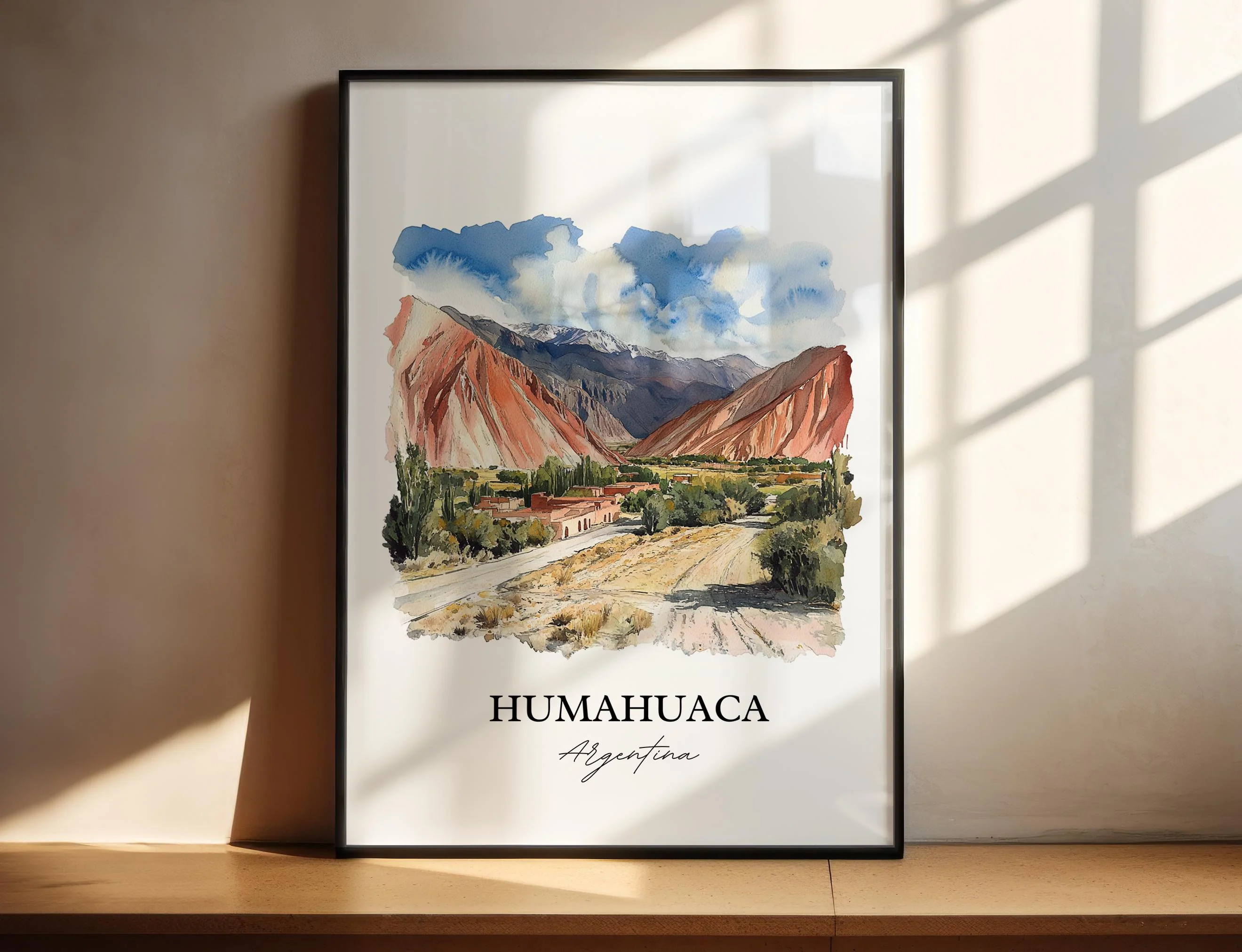 Humahuaca, Argentina – Watercolor Art Print