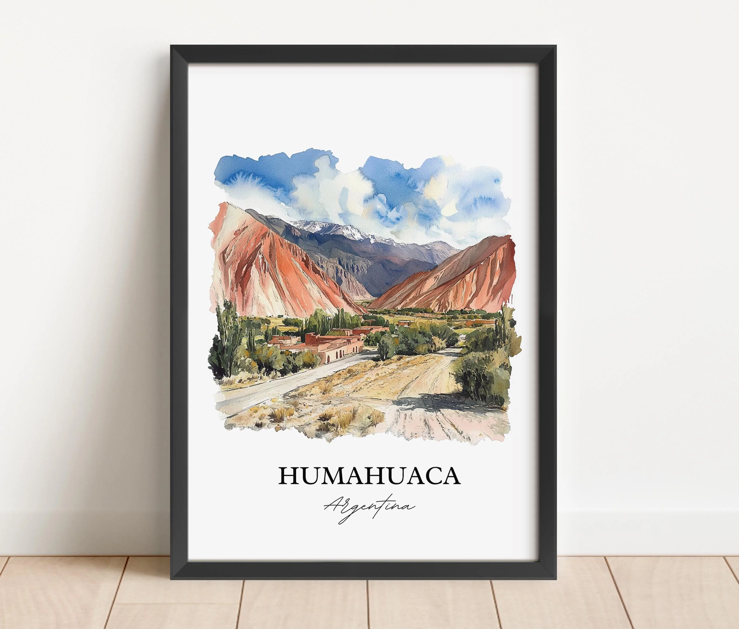 Humahuaca, Argentina – Watercolor Art Print - Image 6