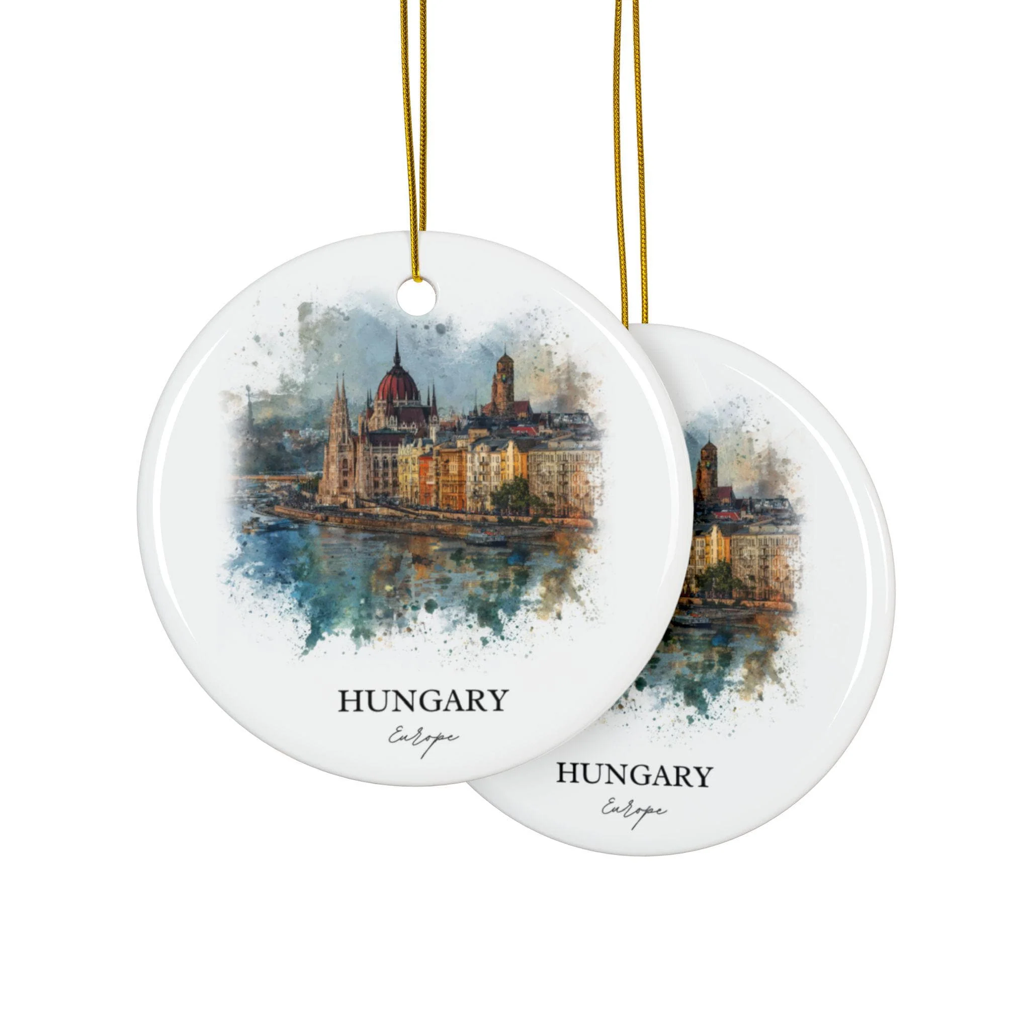 Hungary Ornament: Unique Hungary Souvenir, Hungary Xmas Decor, and Authentic Hungary Country Gift - Image 2