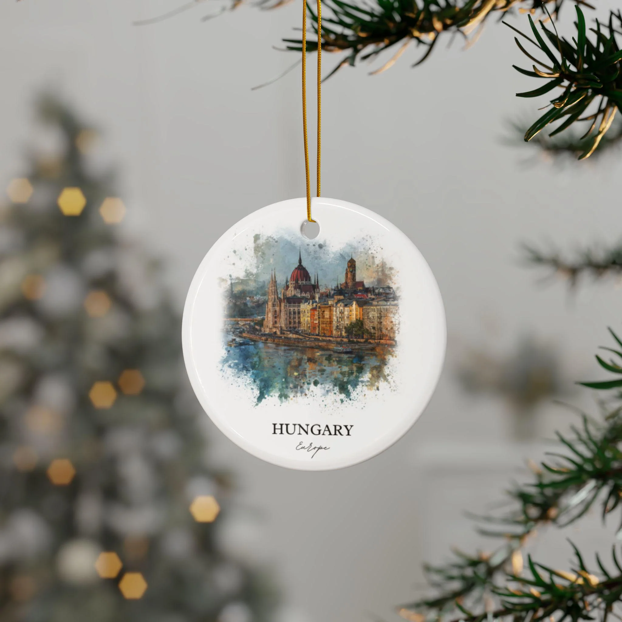 Hungary Ornament: Unique Hungary Souvenir, Hungary Xmas Decor, and Authentic Hungary Country Gift - Image 3