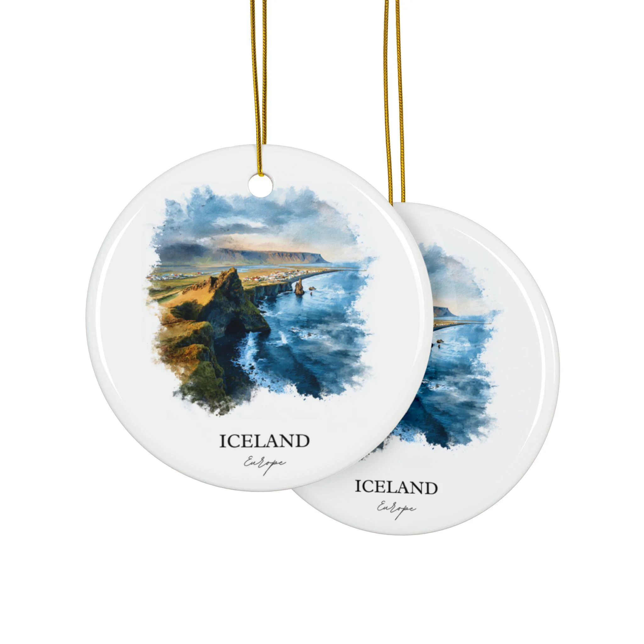 Iceland Ornament: Unique Iceland Souvenir, Iceland Xmas Decor, and Authentic Iceland Travel Gift - Image 2