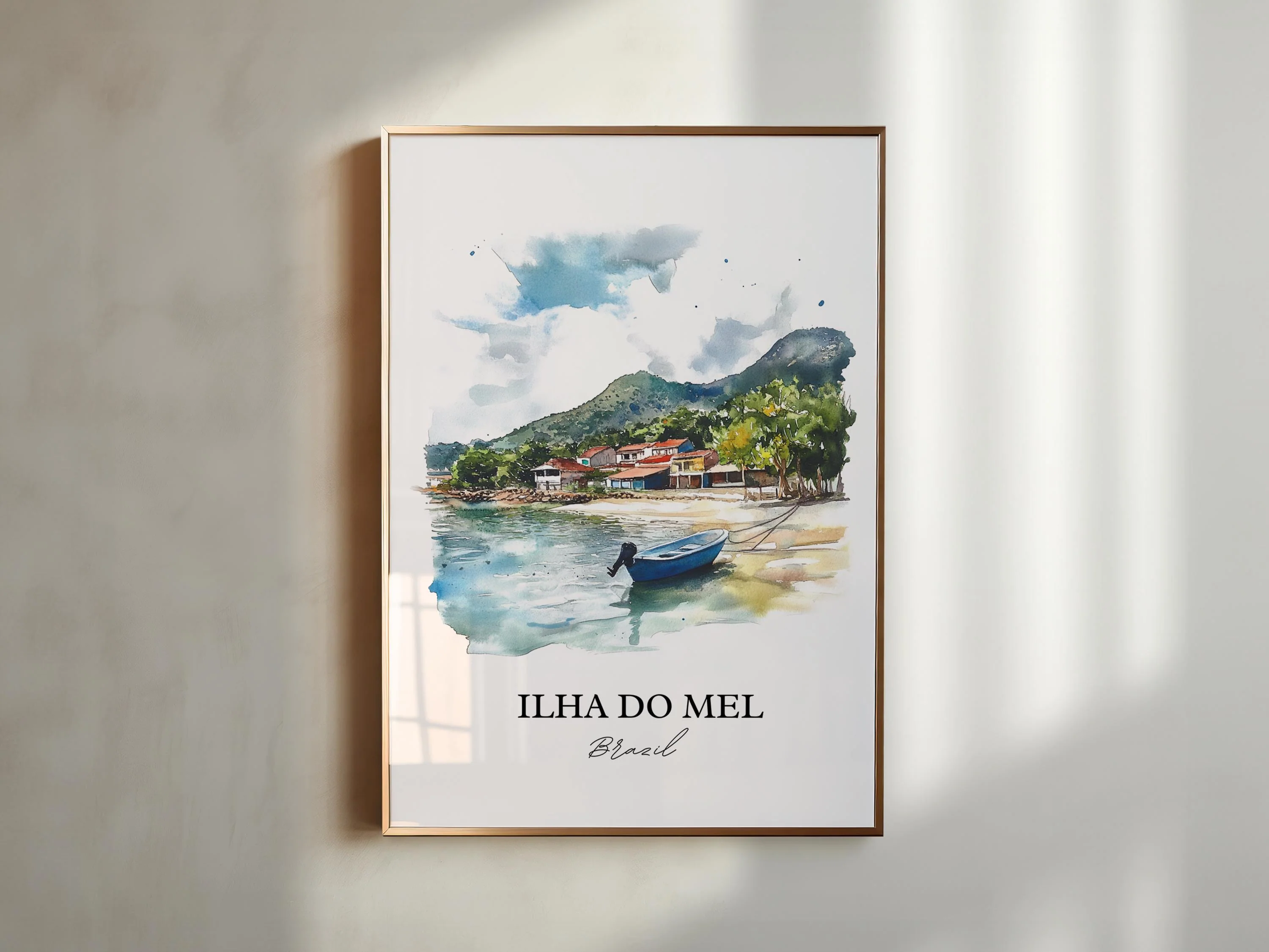 Ilha Do Mel, Brazil – Watercolor Art Print - Image 5
