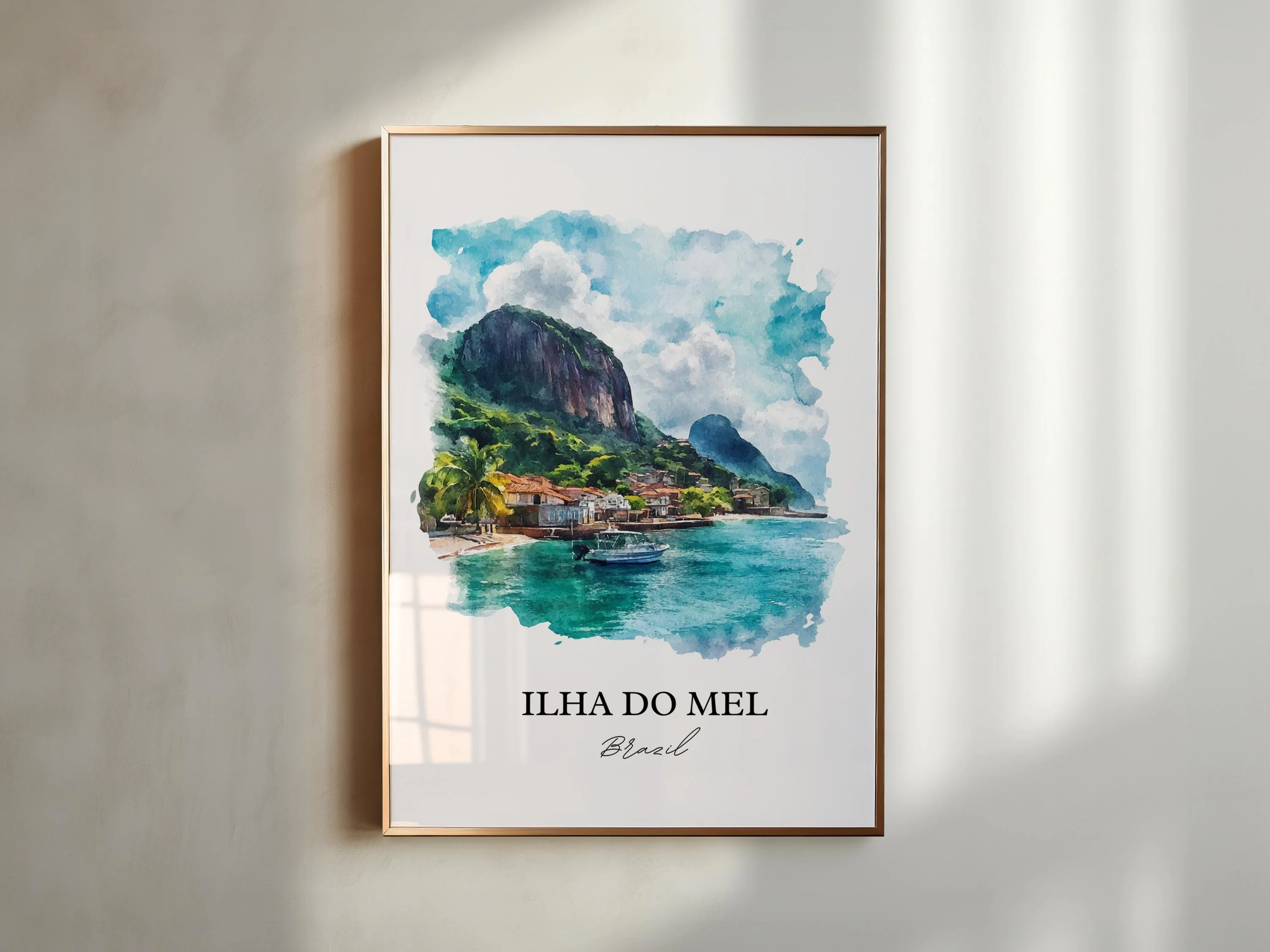 Ilha do Mel, Brazil – Watercolor Art Print - Image 3