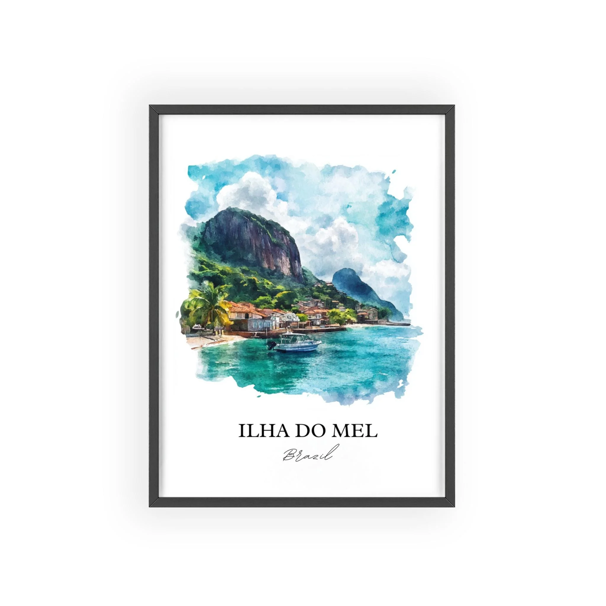 Ilha do Mel, Brazil – Watercolor Art Print - Image 7