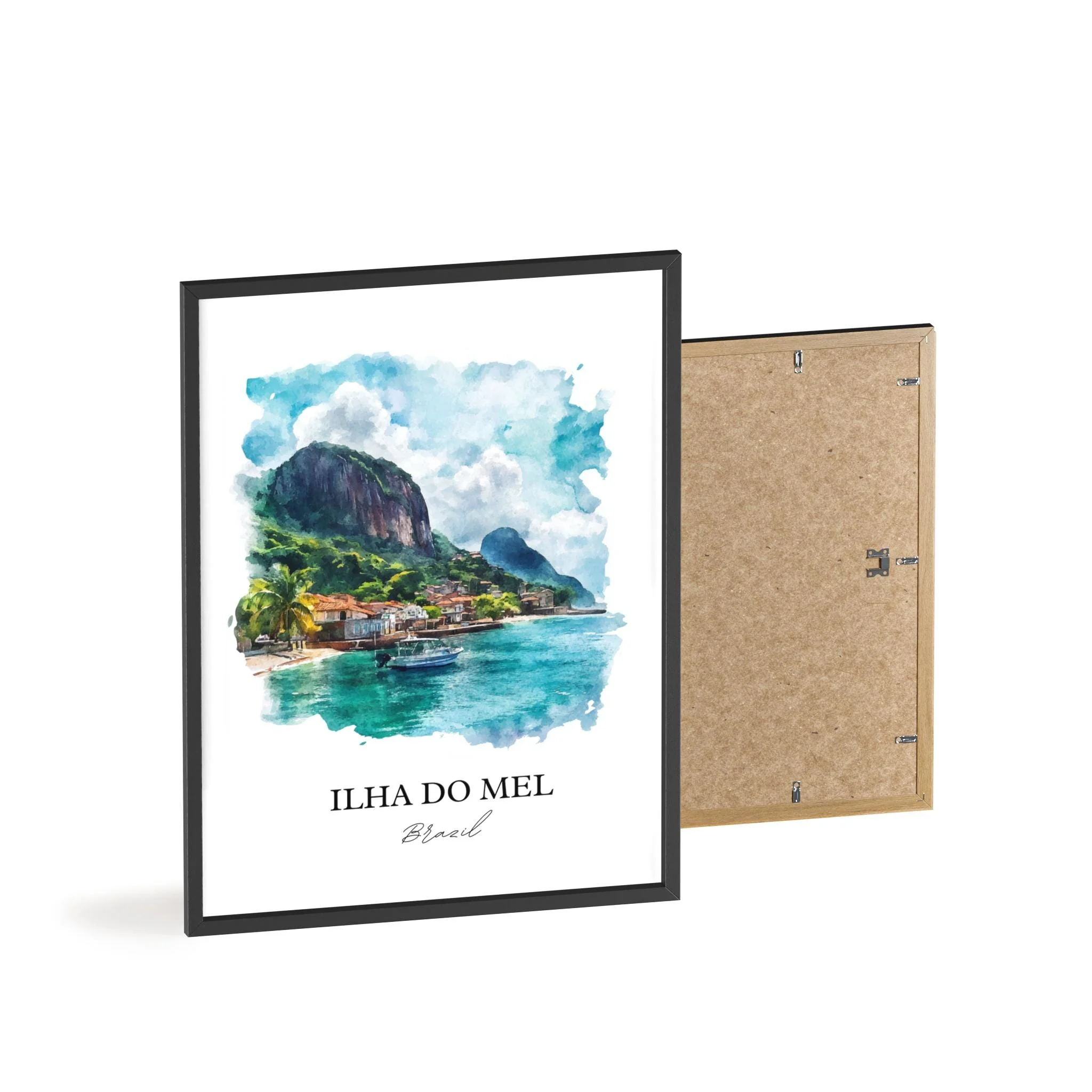 Ilha do Mel, Brazil – Watercolor Art Print - Image 8