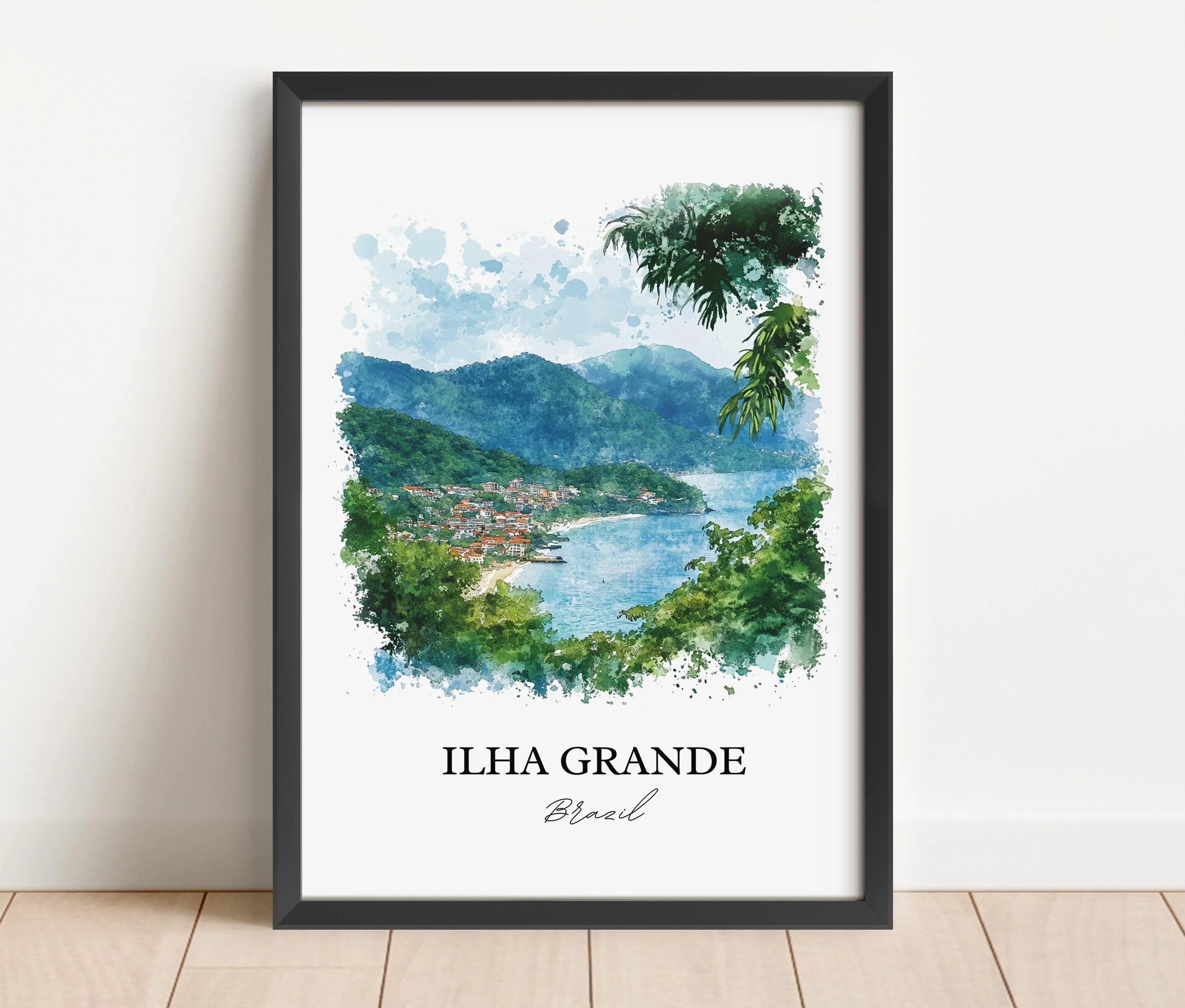 Ilha Grande, Brazil – Watercolor Art Print - Image 6