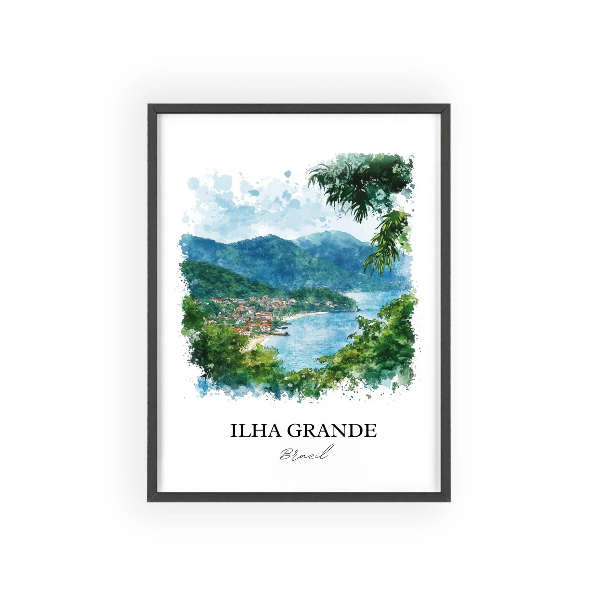 Ilha Grande, Brazil – Watercolor Art Print - Image 7