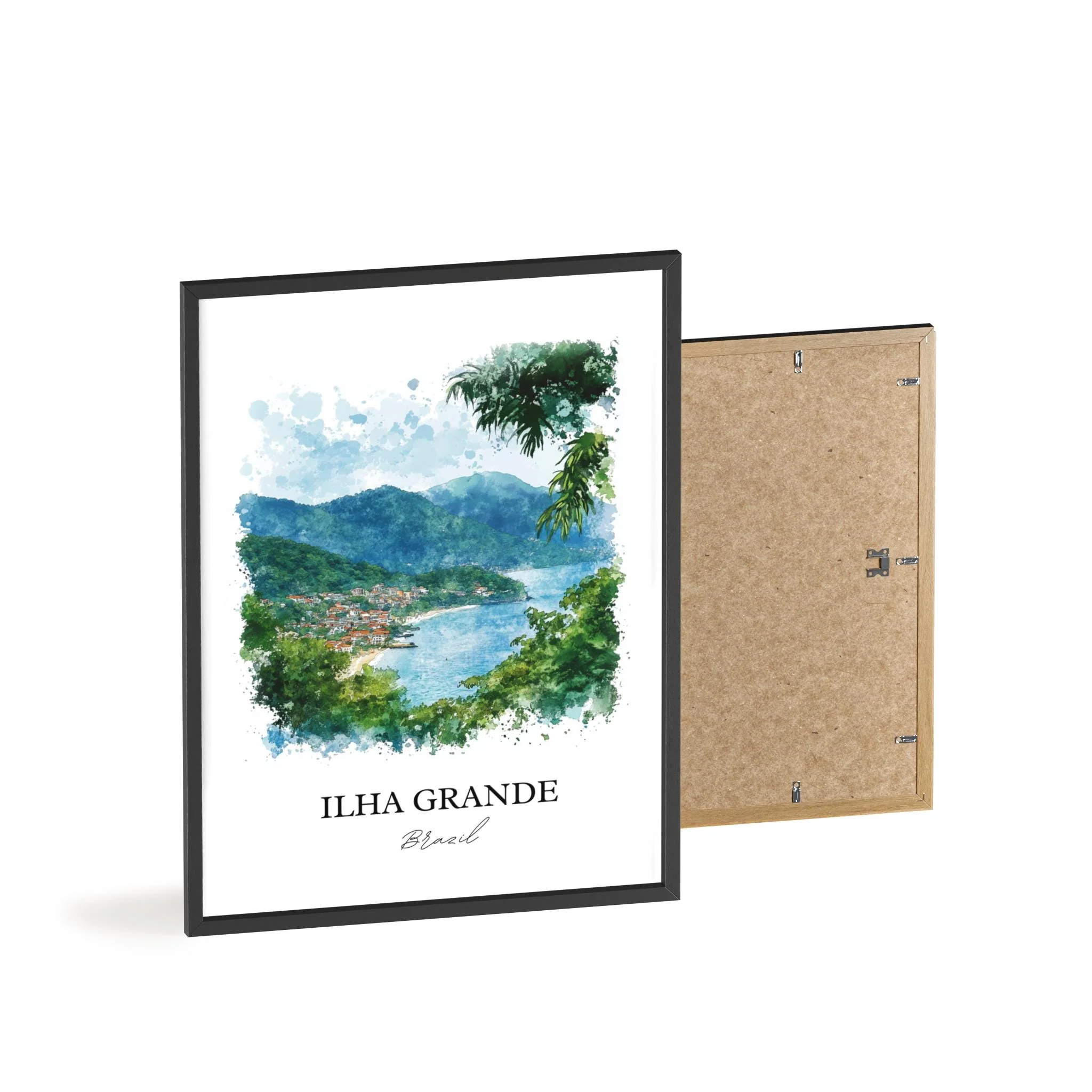 Ilha Grande, Brazil – Watercolor Art Print - Image 8
