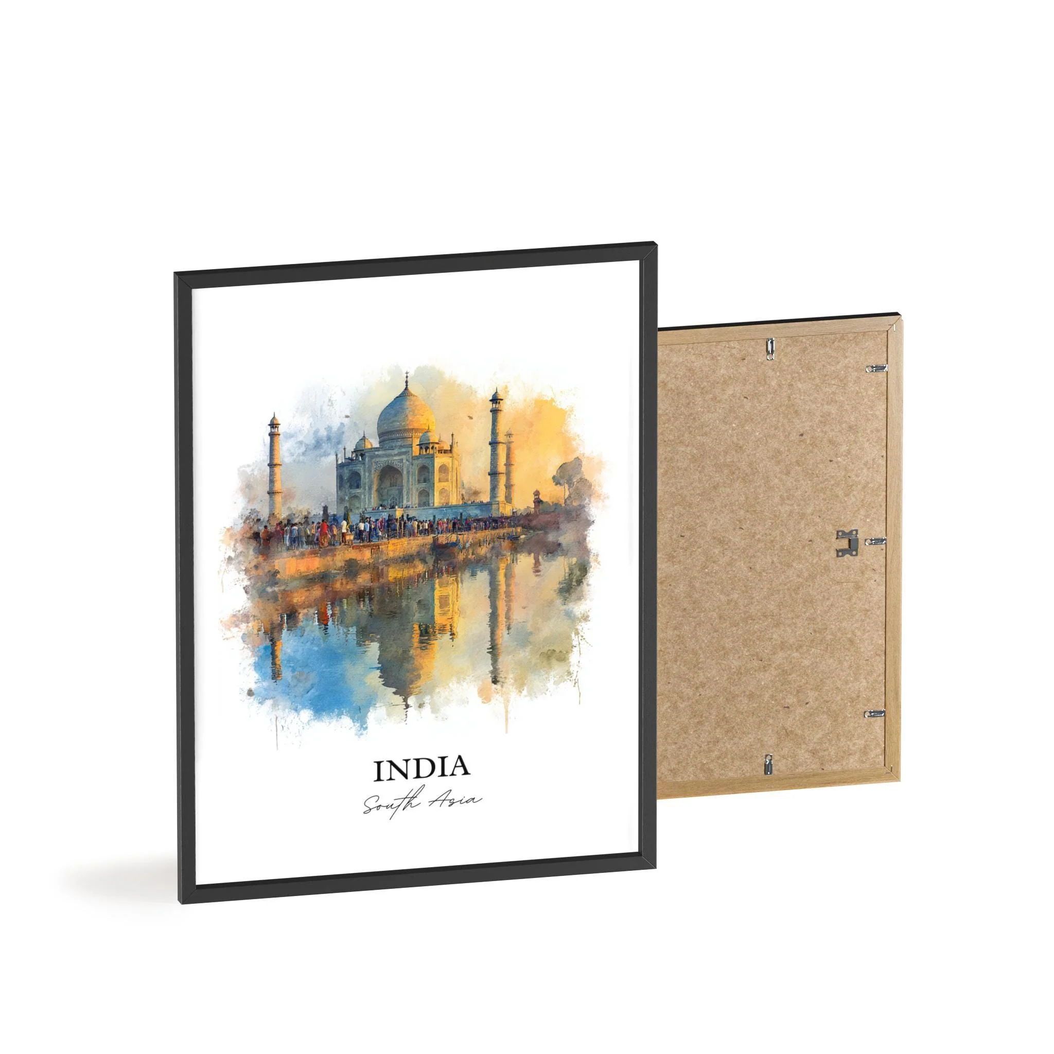 New Delhi, India – Watercolor Art Print - Image 8
