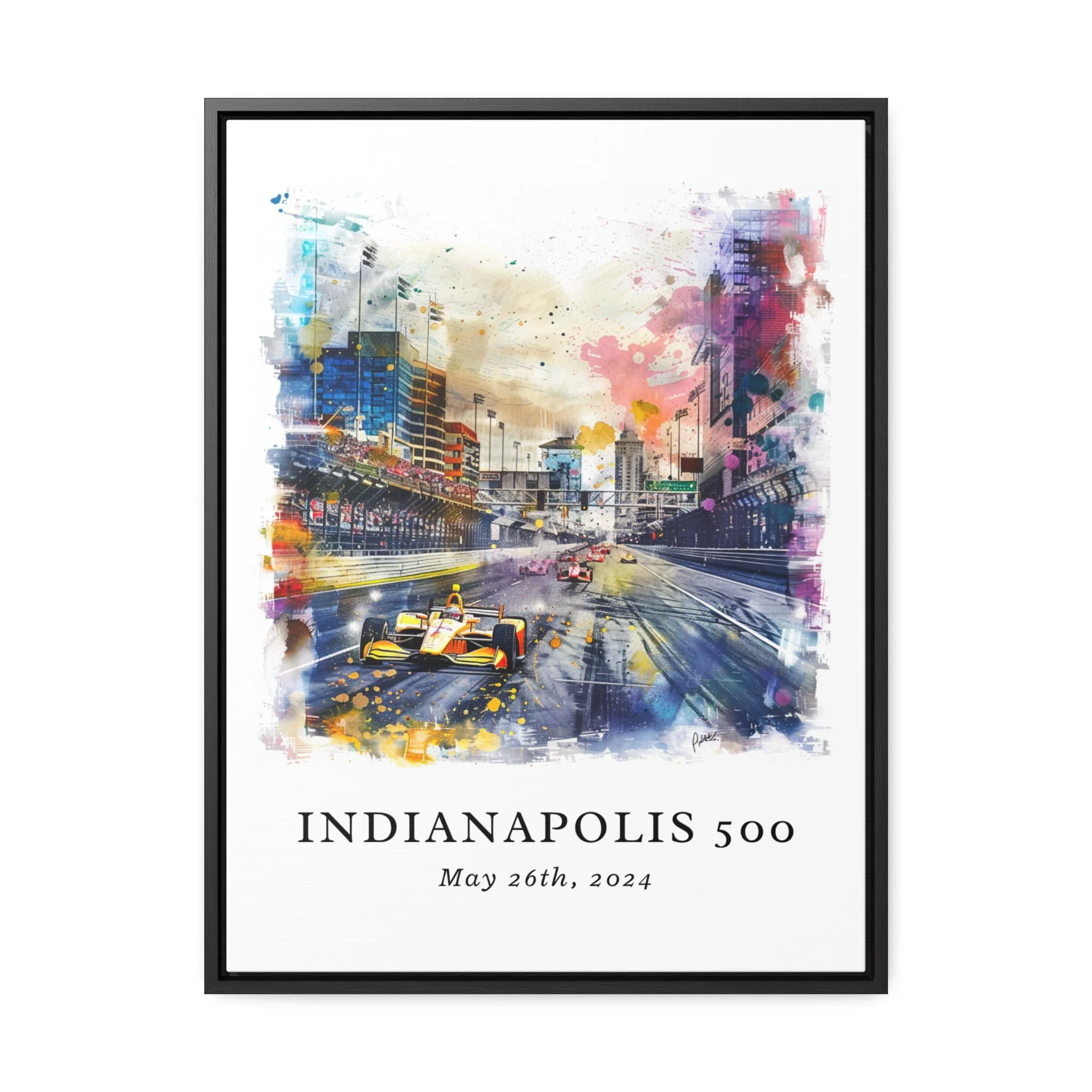 Indianapolis, USA – Watercolor Art Print - Image 5