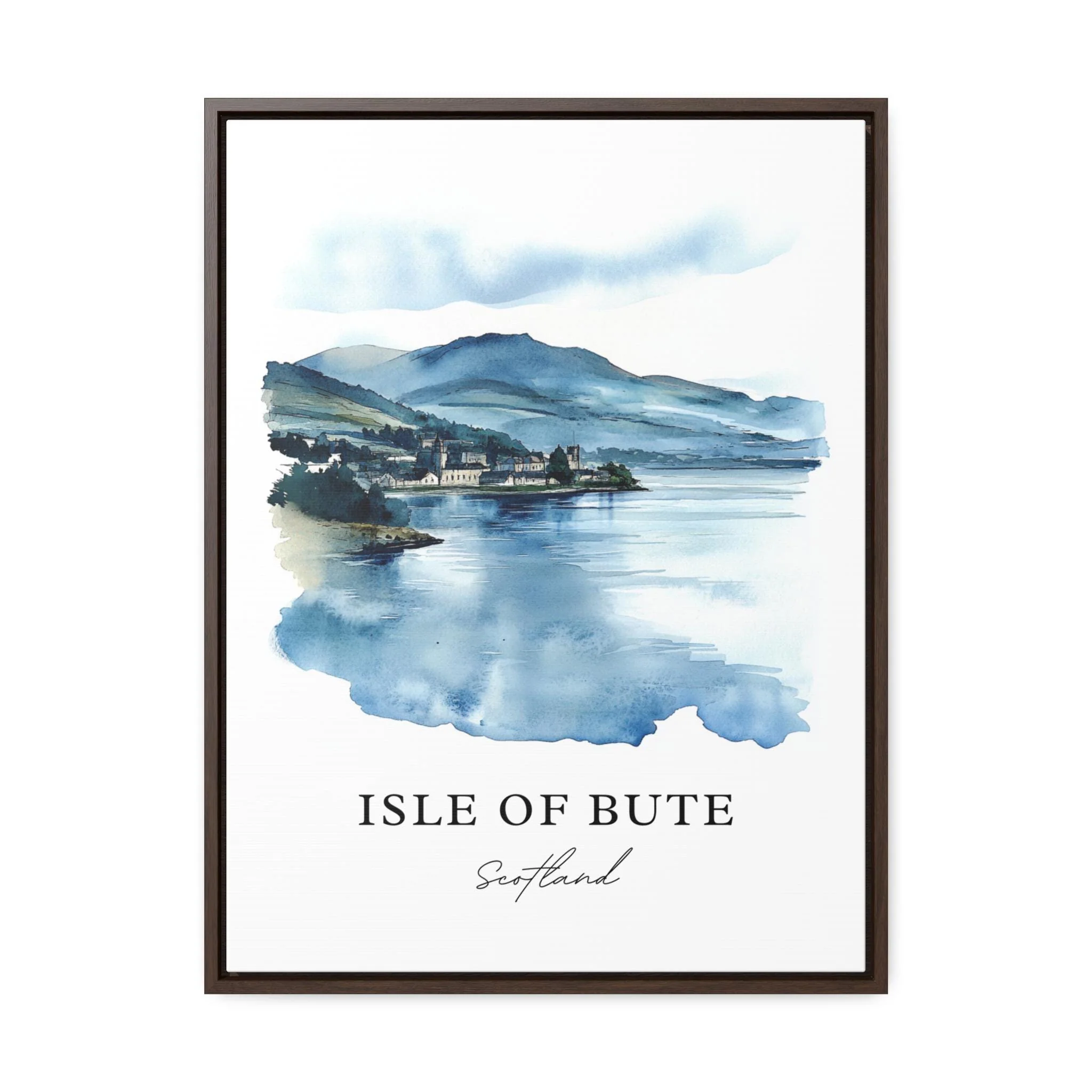 Isle of Bute, Scotland – Watercolor Art Print - Image 6