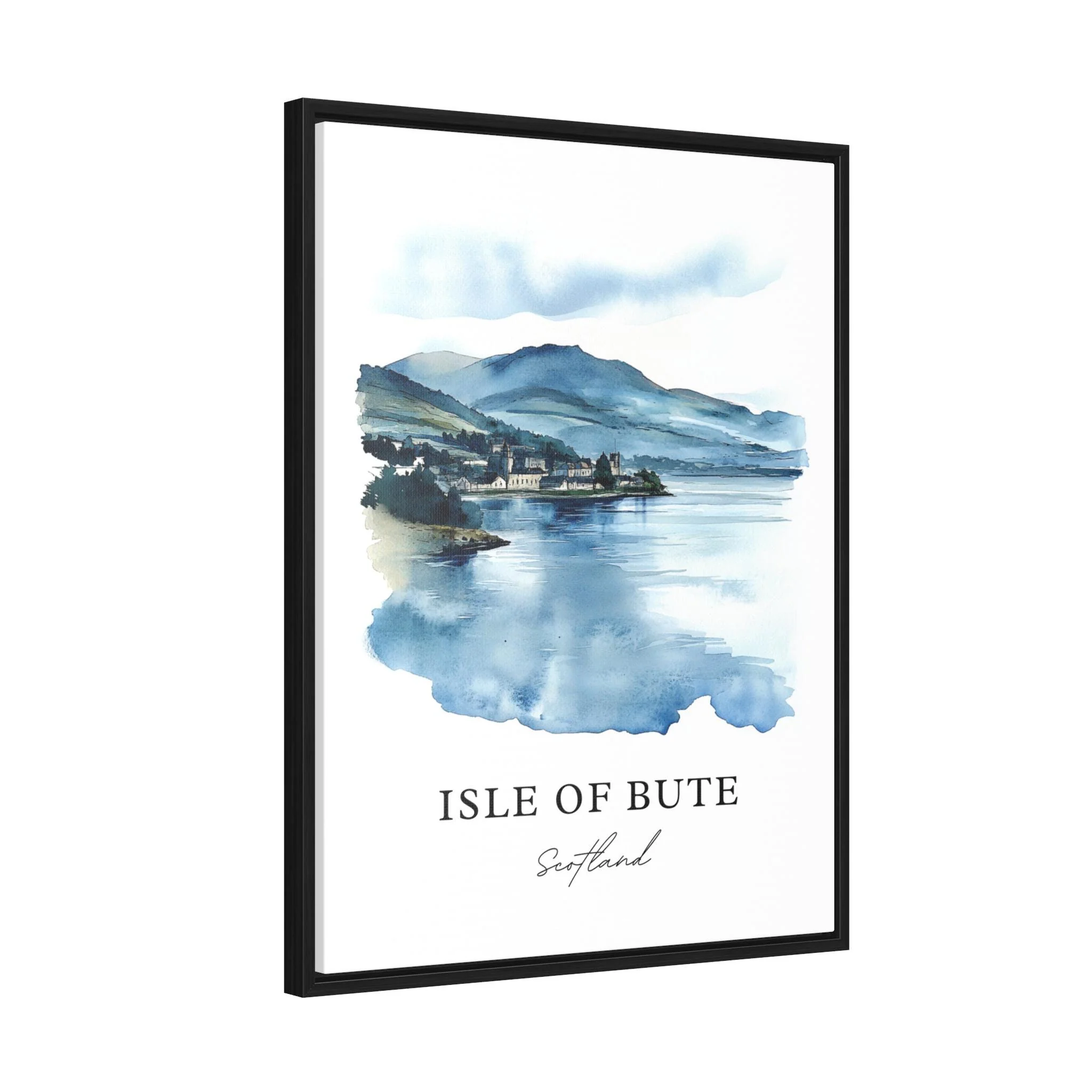 Isle of Bute, Scotland – Watercolor Art Print - Image 7