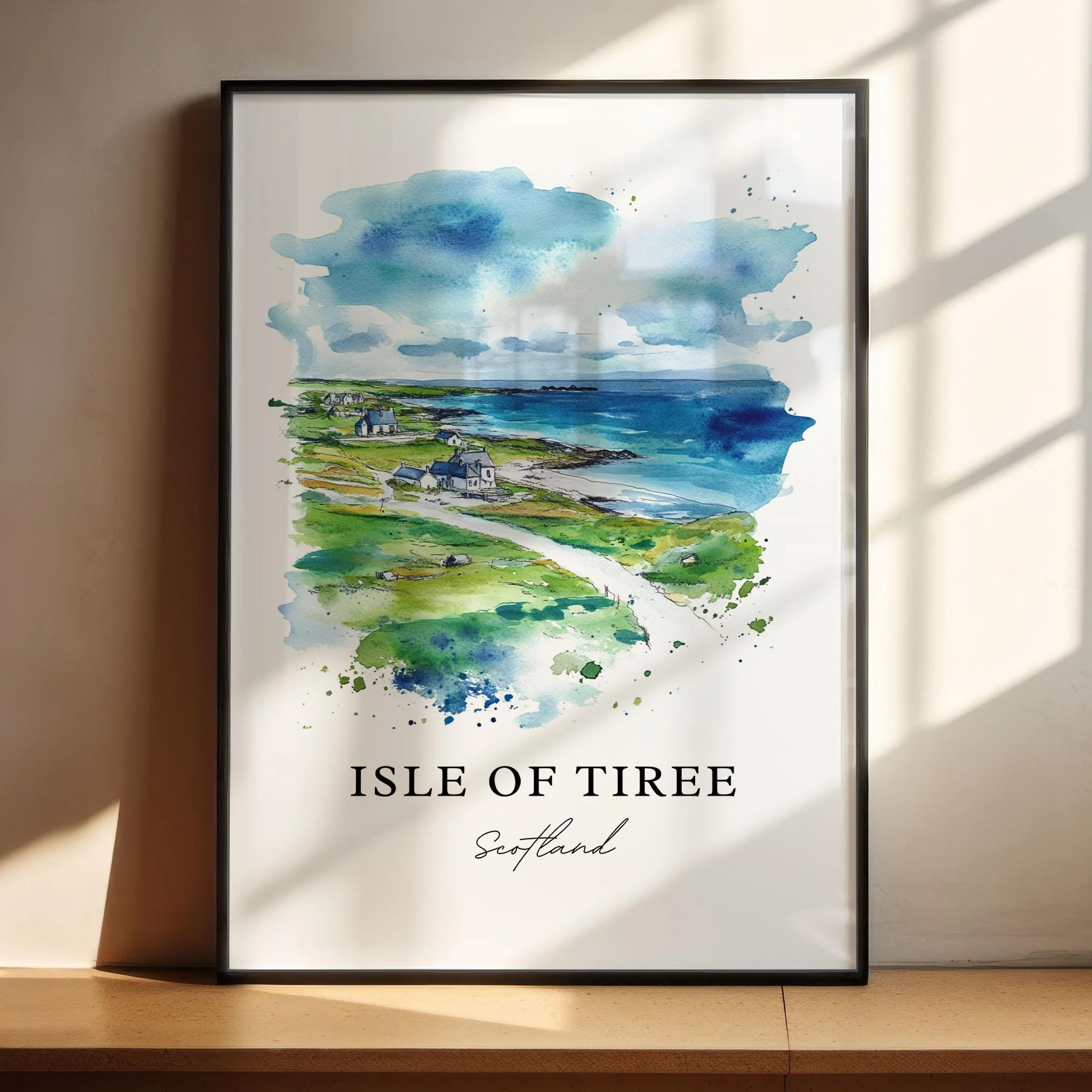 Isle of Tiree, Scotland – Watercolor Art Print - Image 2