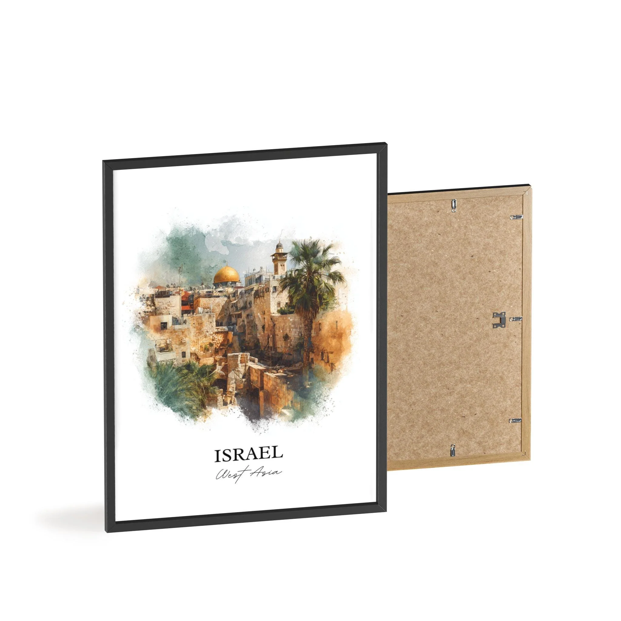 Israel, Israel – Watercolor Art Print - Image 8