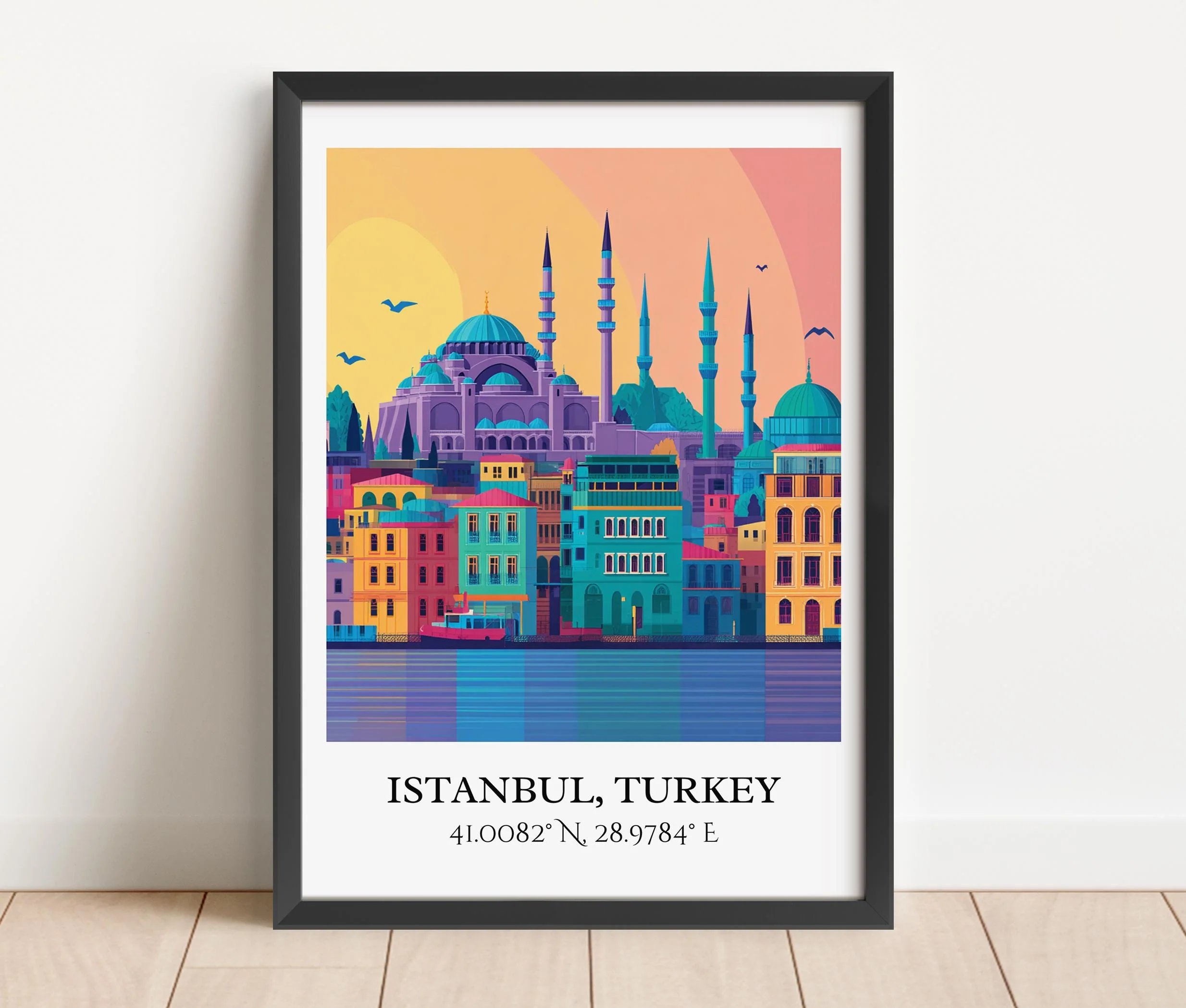 Istanbul, Turkey – Watercolor Art Print - Image 6