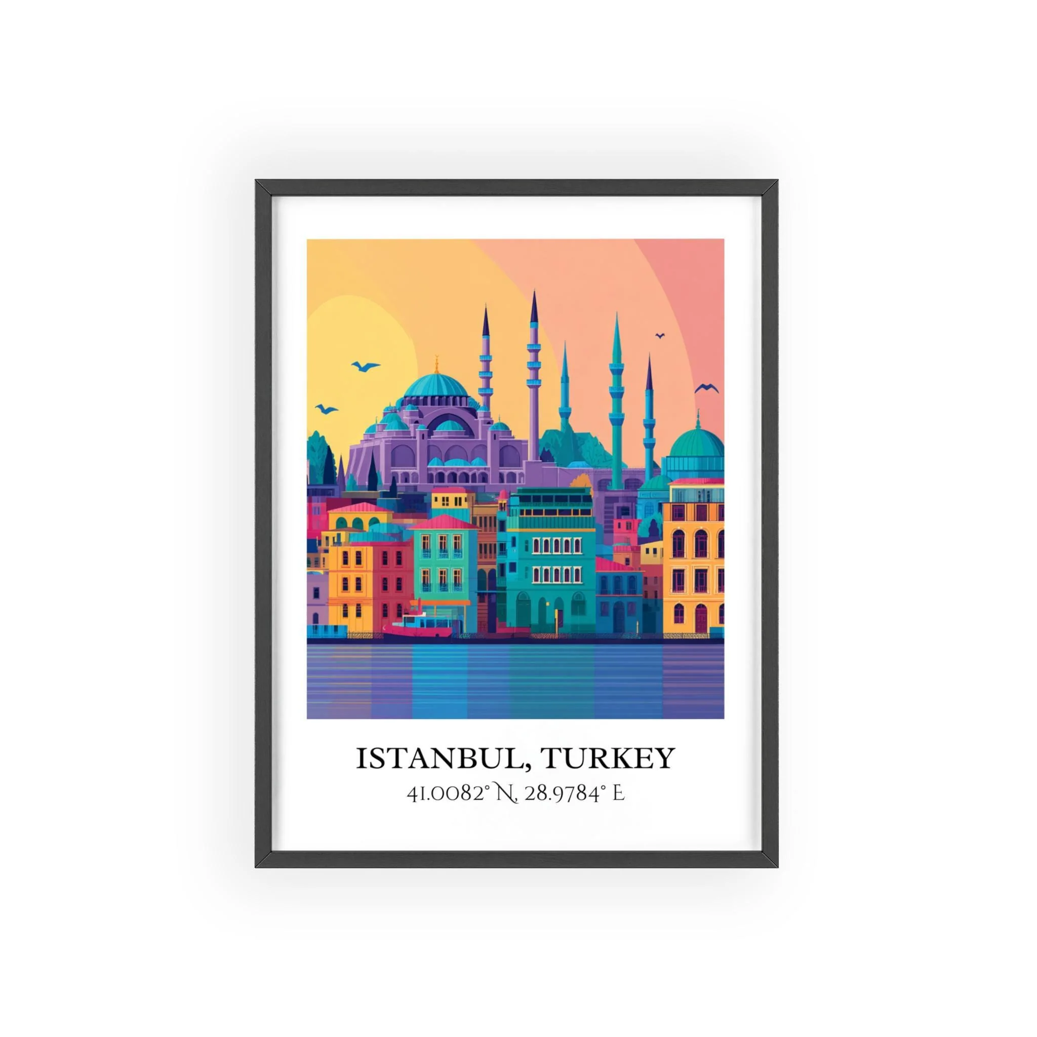 Istanbul, Turkey – Watercolor Art Print - Image 7
