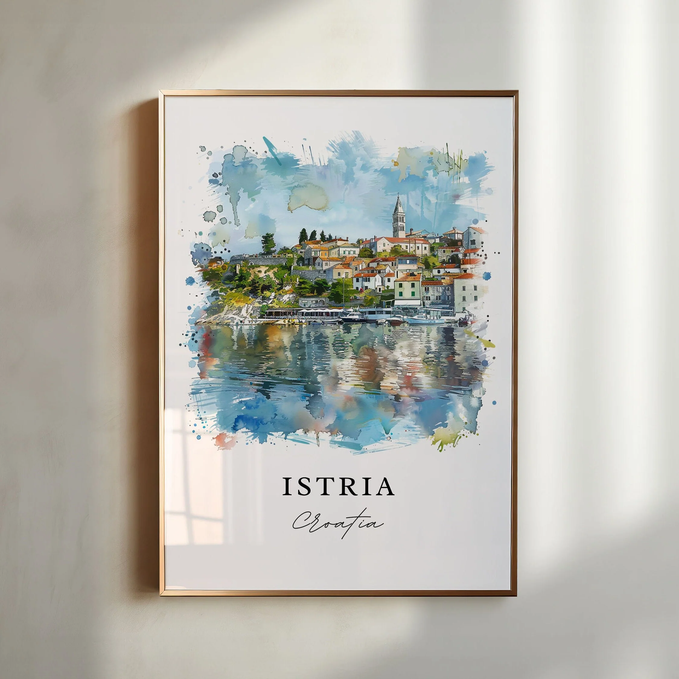Istria, Croatia – Watercolor Art Print