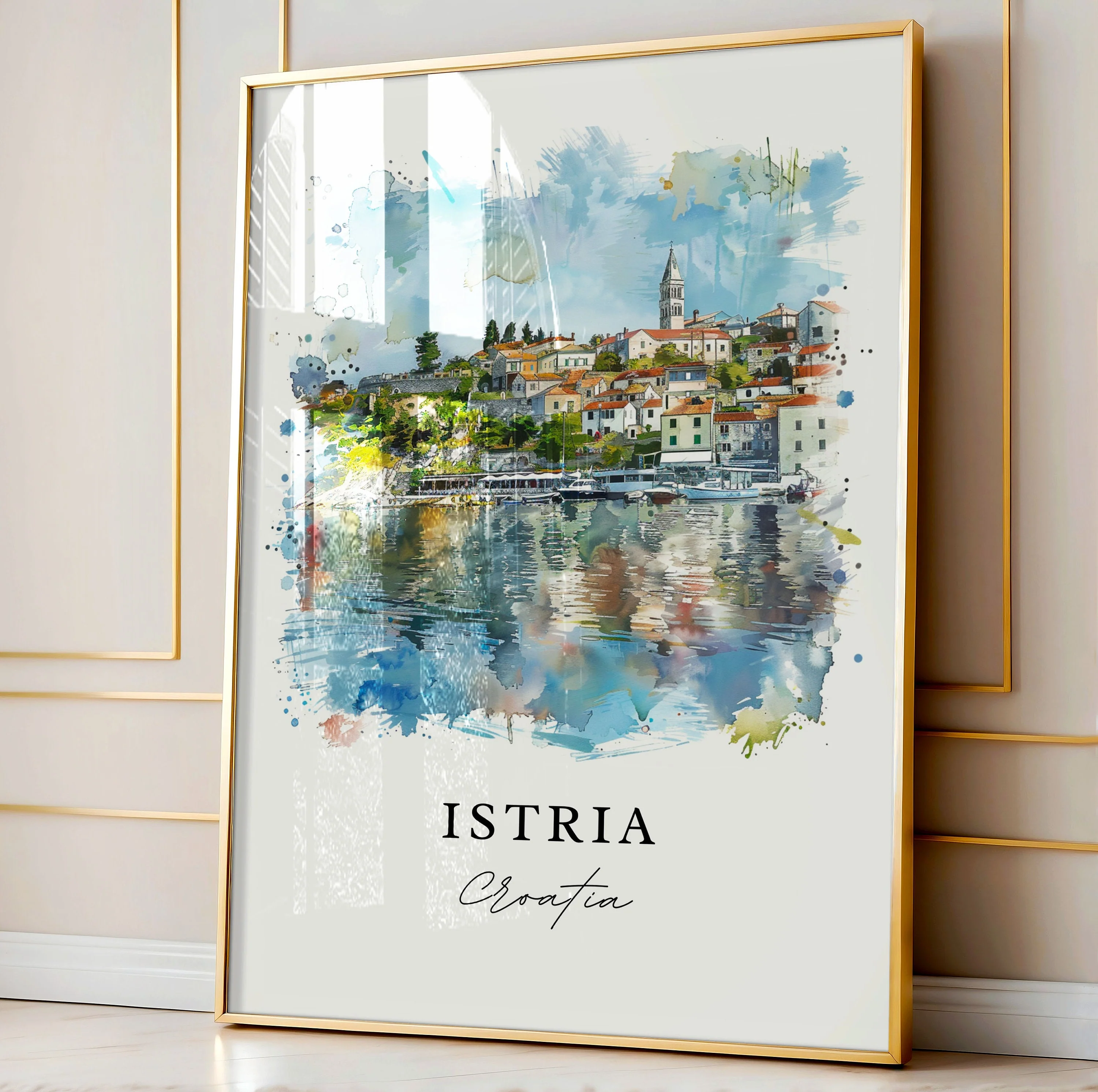 Istria, Croatia – Watercolor Art Print - Image 4