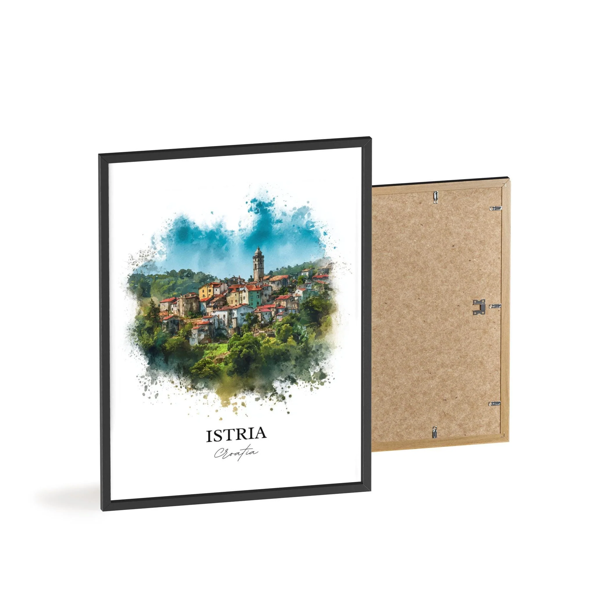 Istria, Croatia – Watercolor Art Print - Image 8