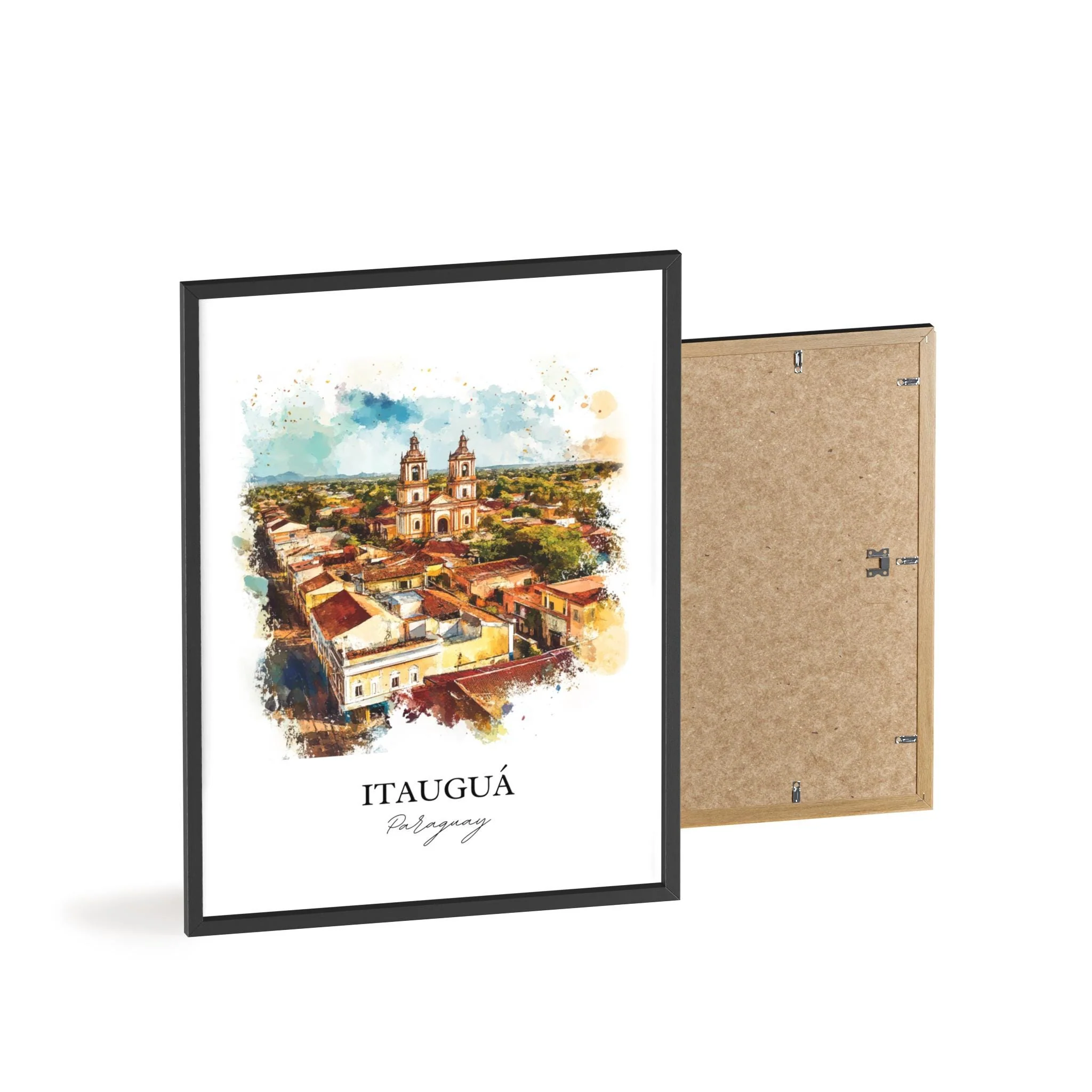 Itauguá, Paraguay – Watercolor Art Print - Image 8