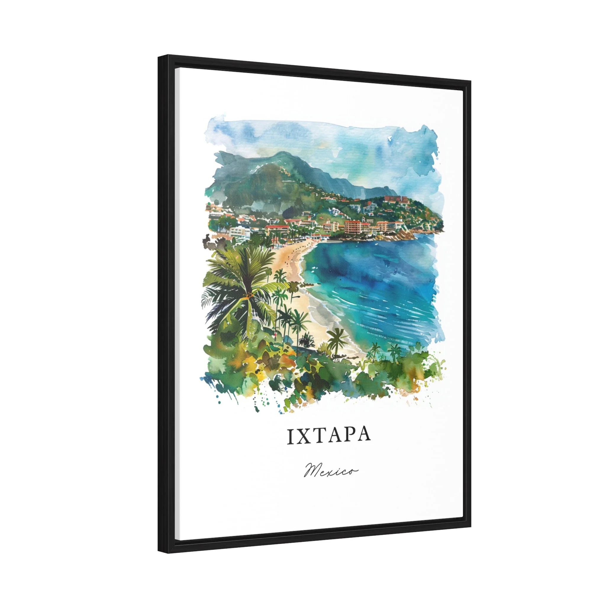 Ixtapa, Mexico – Watercolor Art Print - Image 6