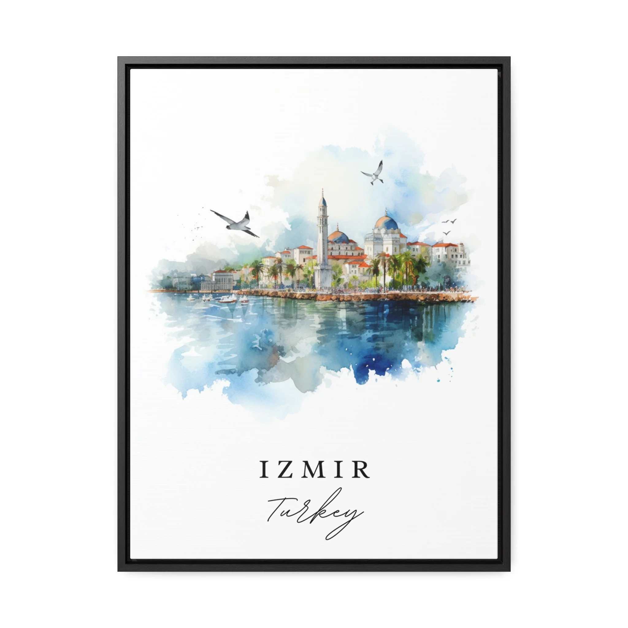 Izmir, Turkey – Watercolor Art Print - Image 6