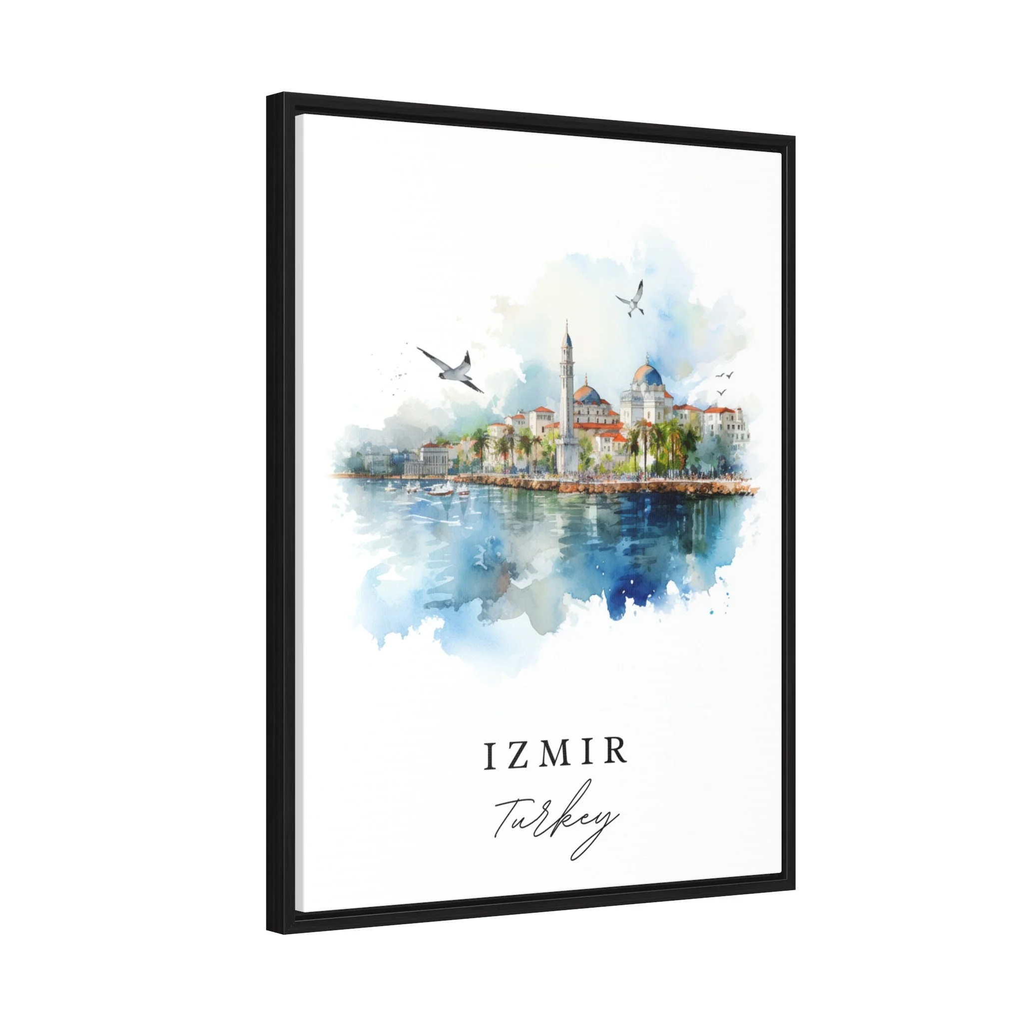 Izmir, Turkey – Watercolor Art Print - Image 7