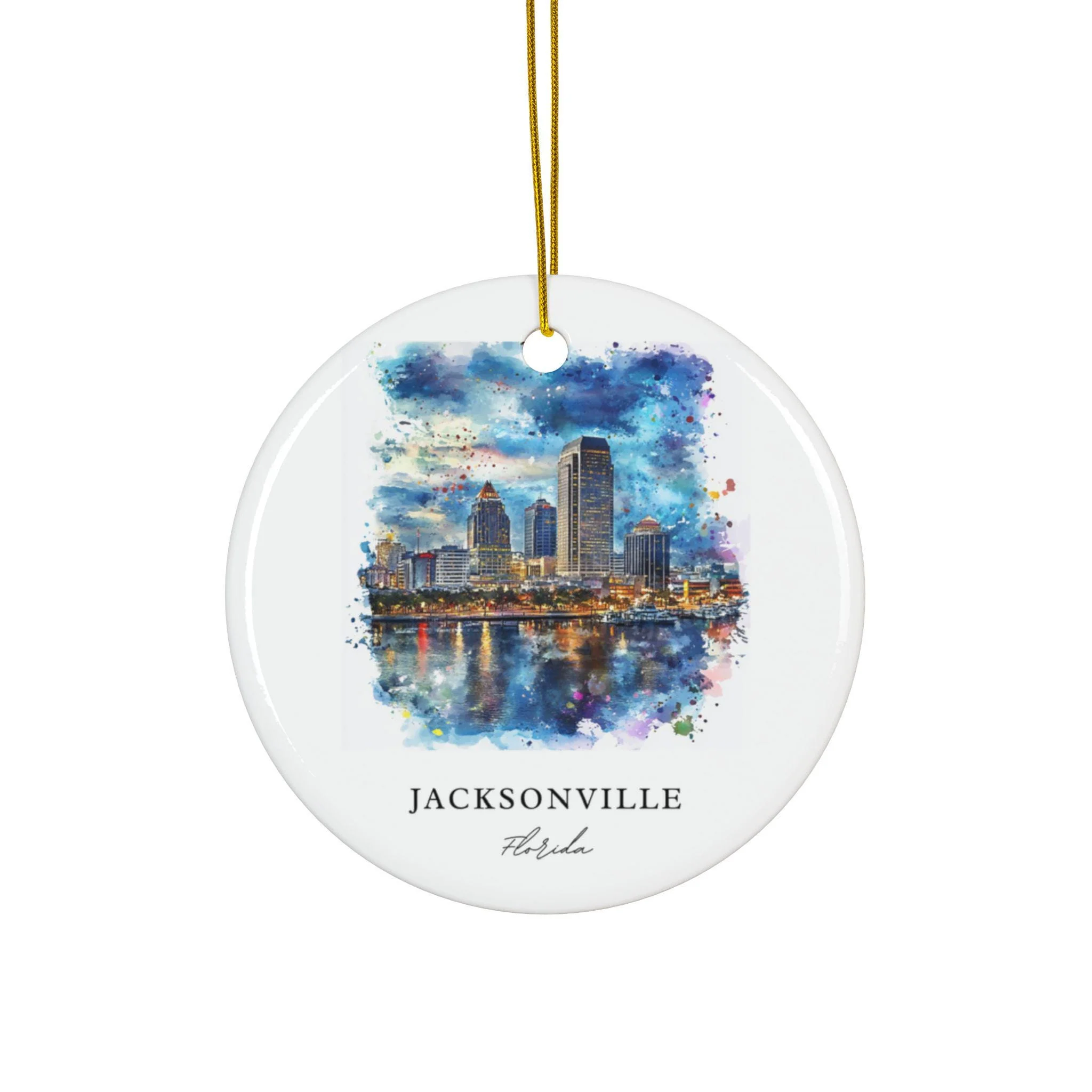 Jacksonville FL Ornament: Unique Jacksonville Souvenir, Jacksonville Decor, and Authentic Jacksonville Florida Gift - Image 2