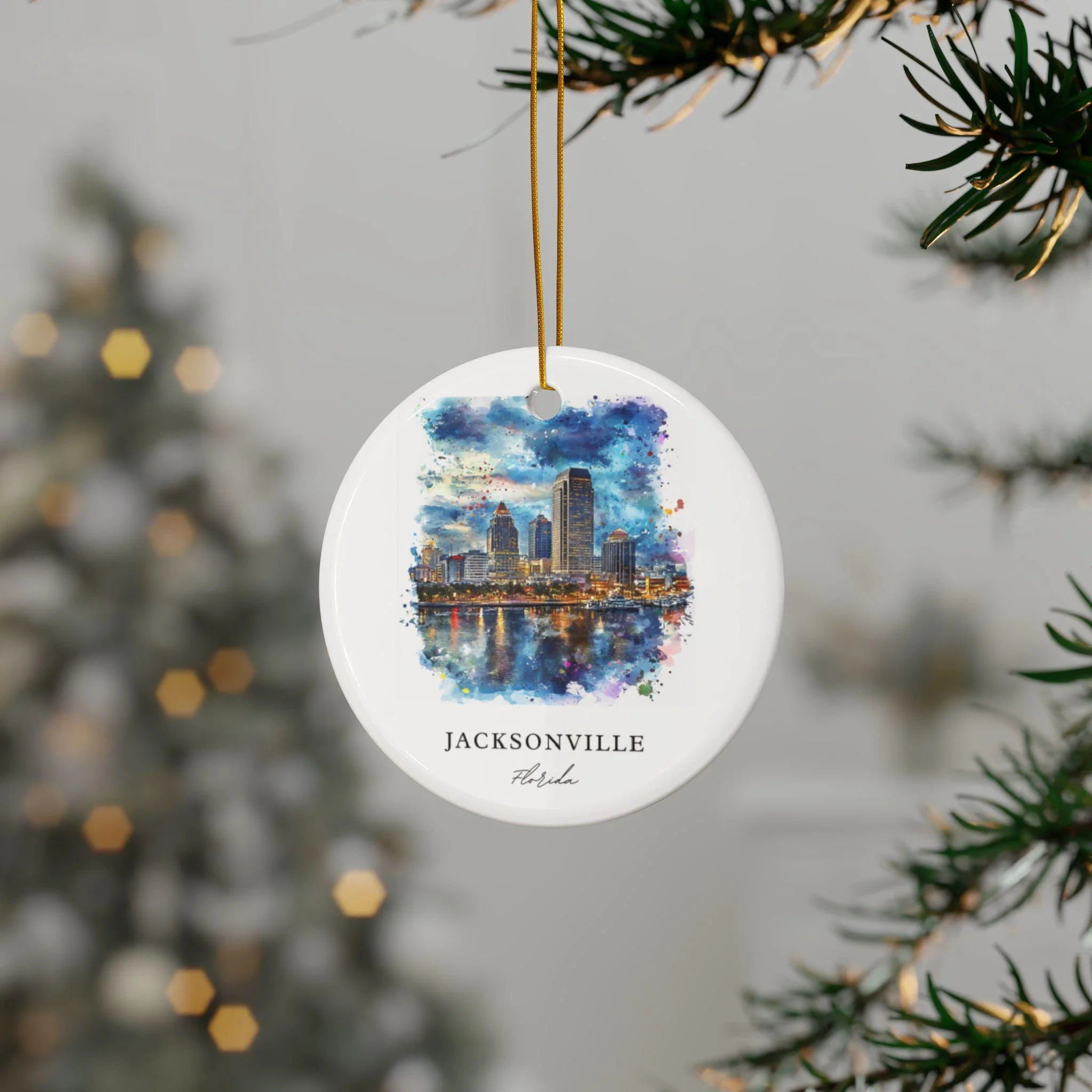 Jacksonville FL Ornament: Unique Jacksonville Souvenir, Jacksonville Decor, and Authentic Jacksonville Florida Gift - Image 3