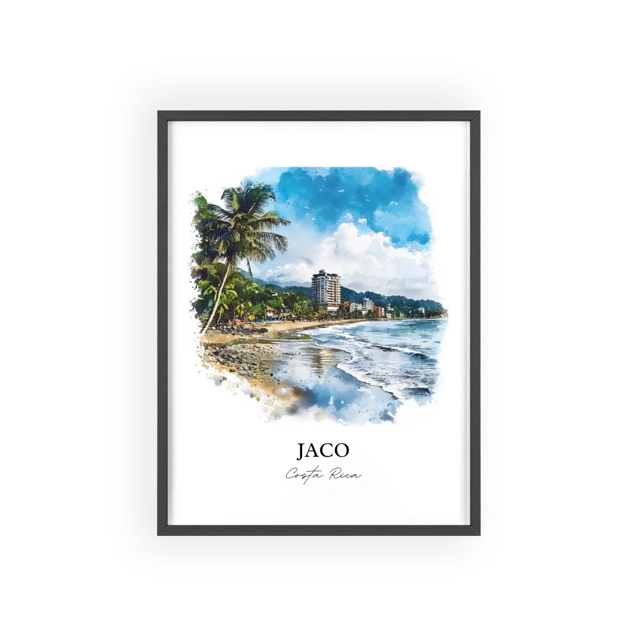 Jaco, Costa Rica – Watercolor Art Print - Image 7