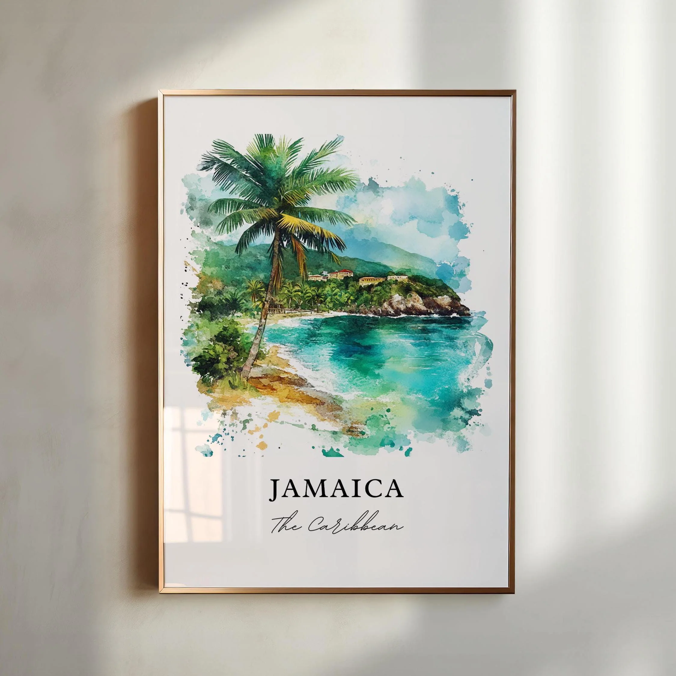 Jamaica, Jamaica – Watercolor Art Print