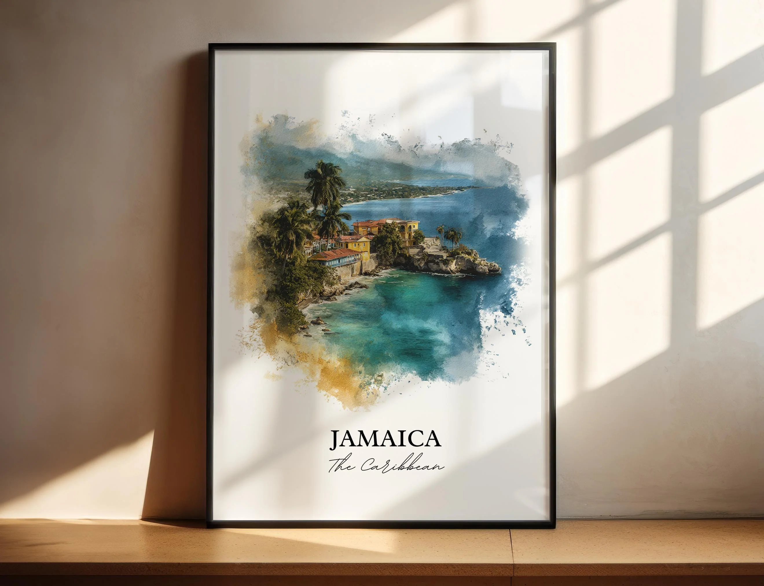 Jamaica, Caribbean – Watercolor Art Print