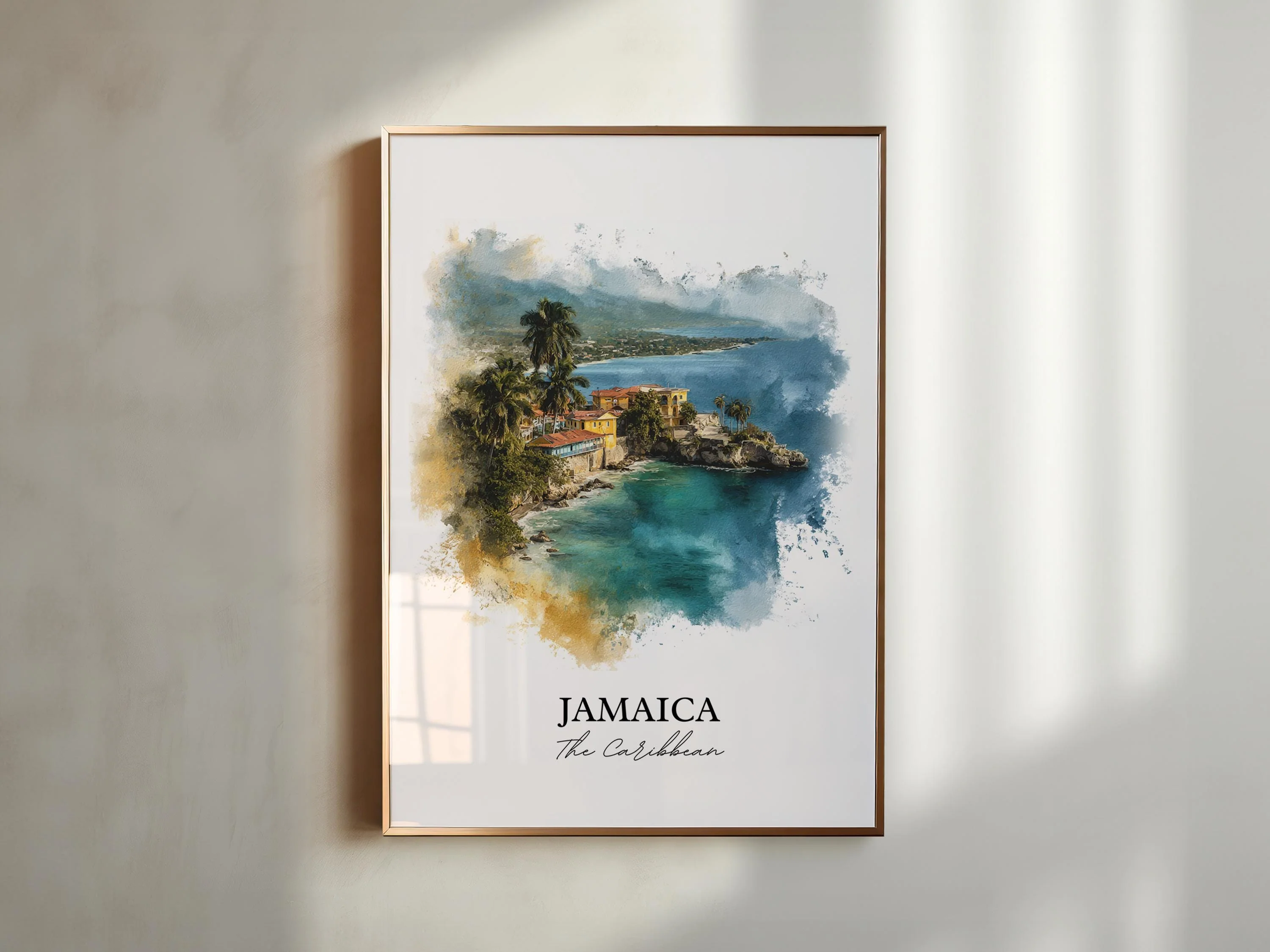 Jamaica, Caribbean – Watercolor Art Print - Image 5