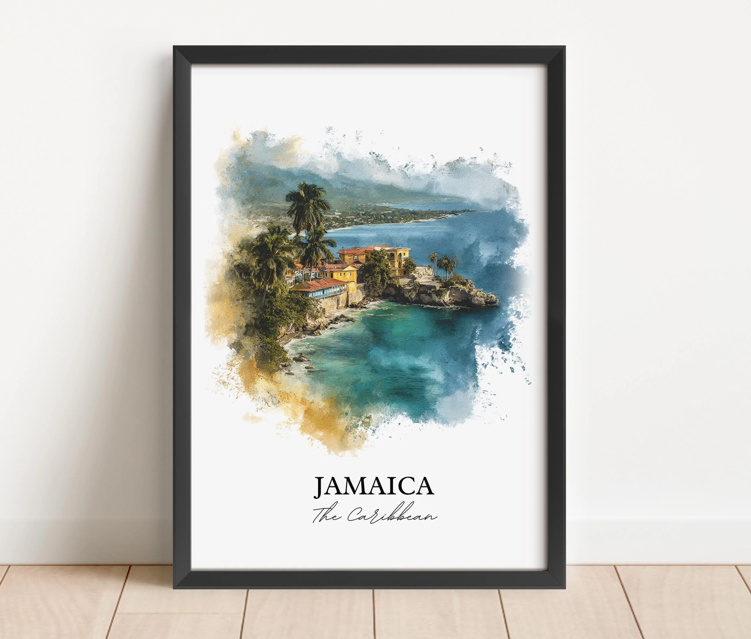 Jamaica, Caribbean – Watercolor Art Print - Image 6