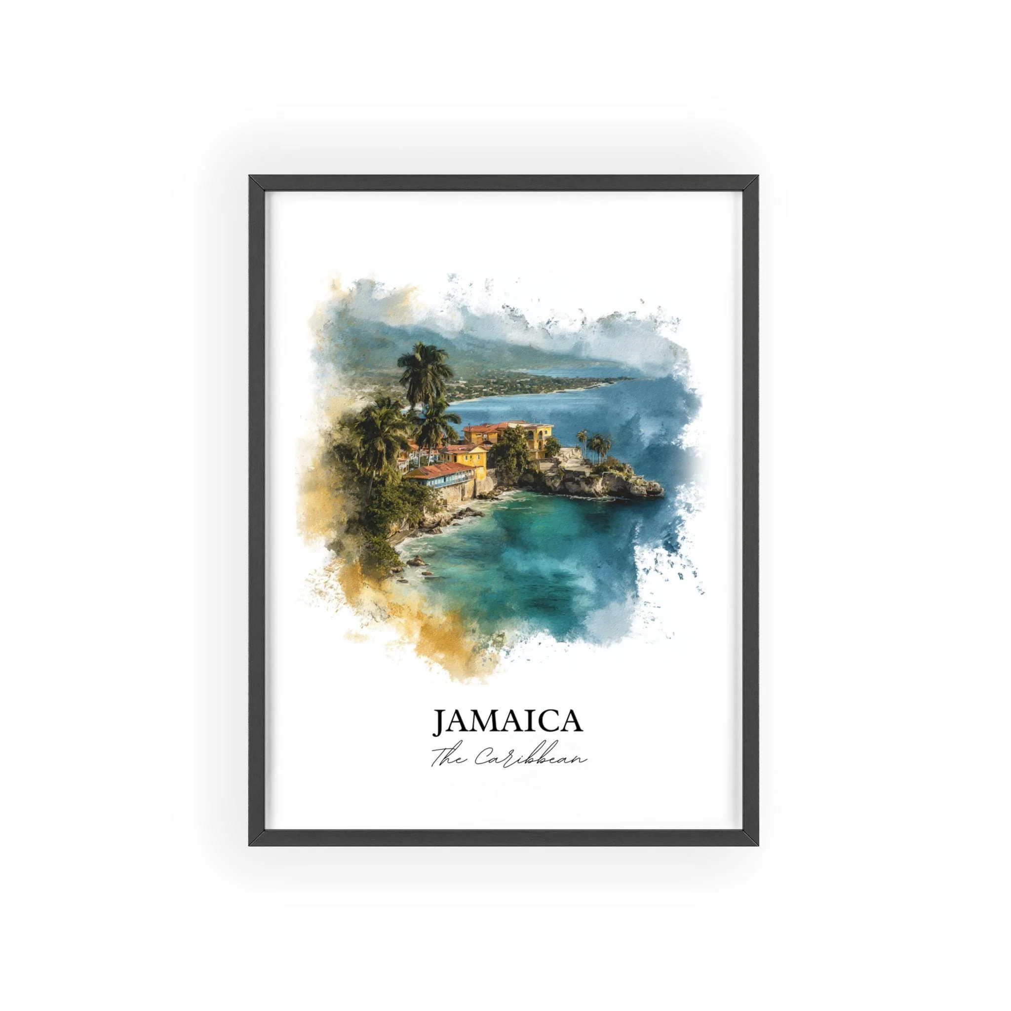Jamaica, Caribbean – Watercolor Art Print - Image 7