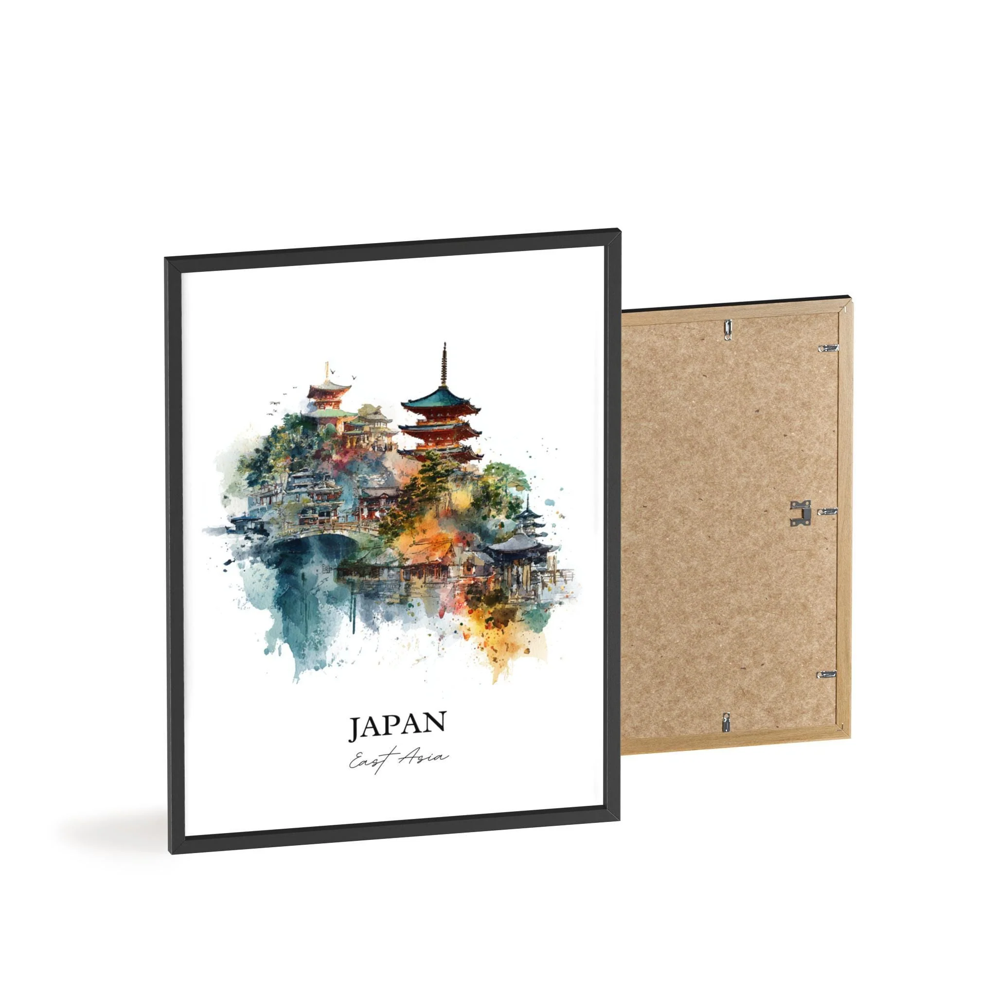 Japan, Japan – Watercolor Art Print - Image 8