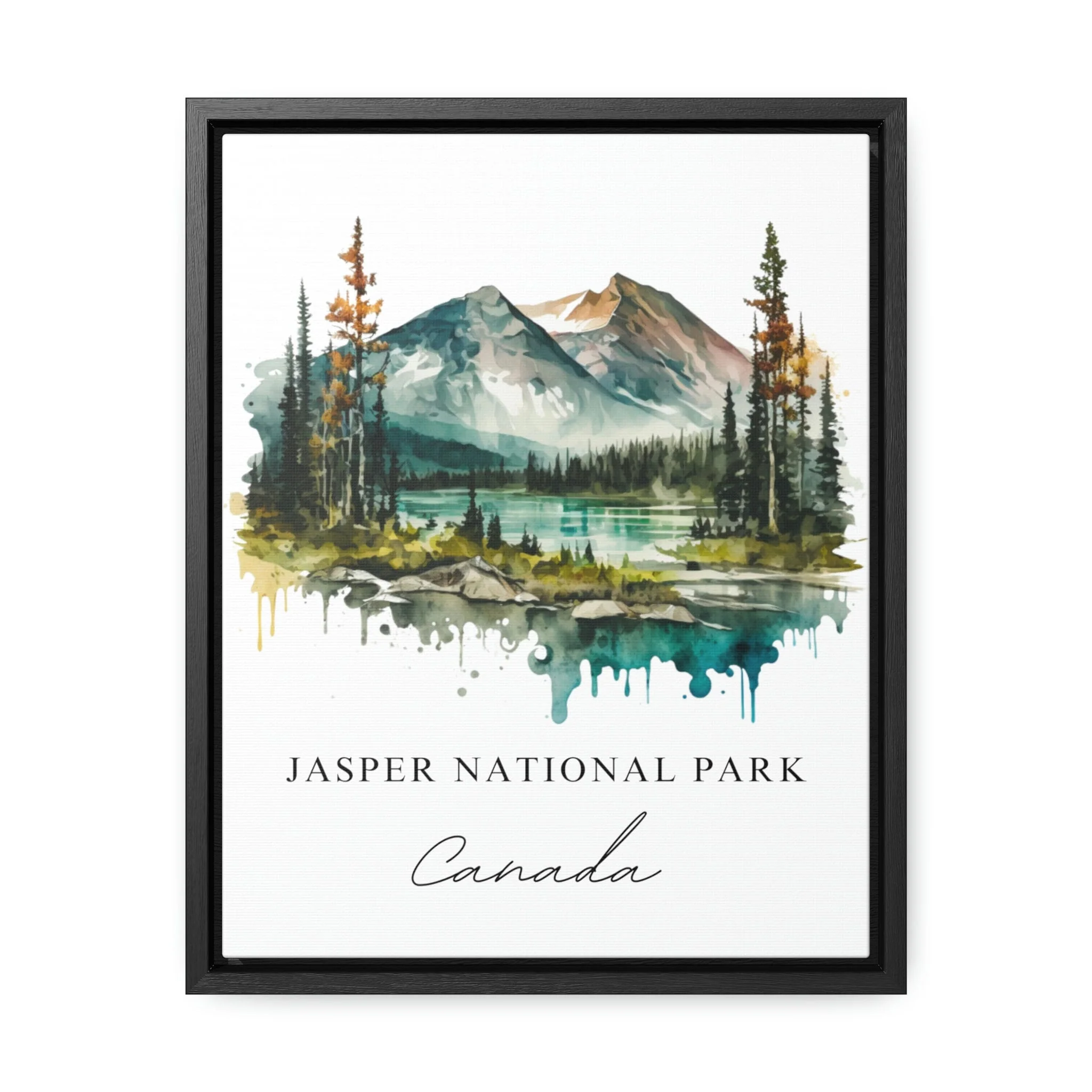 Jasper National Park, Canada – Watercolor Art Print - Image 2