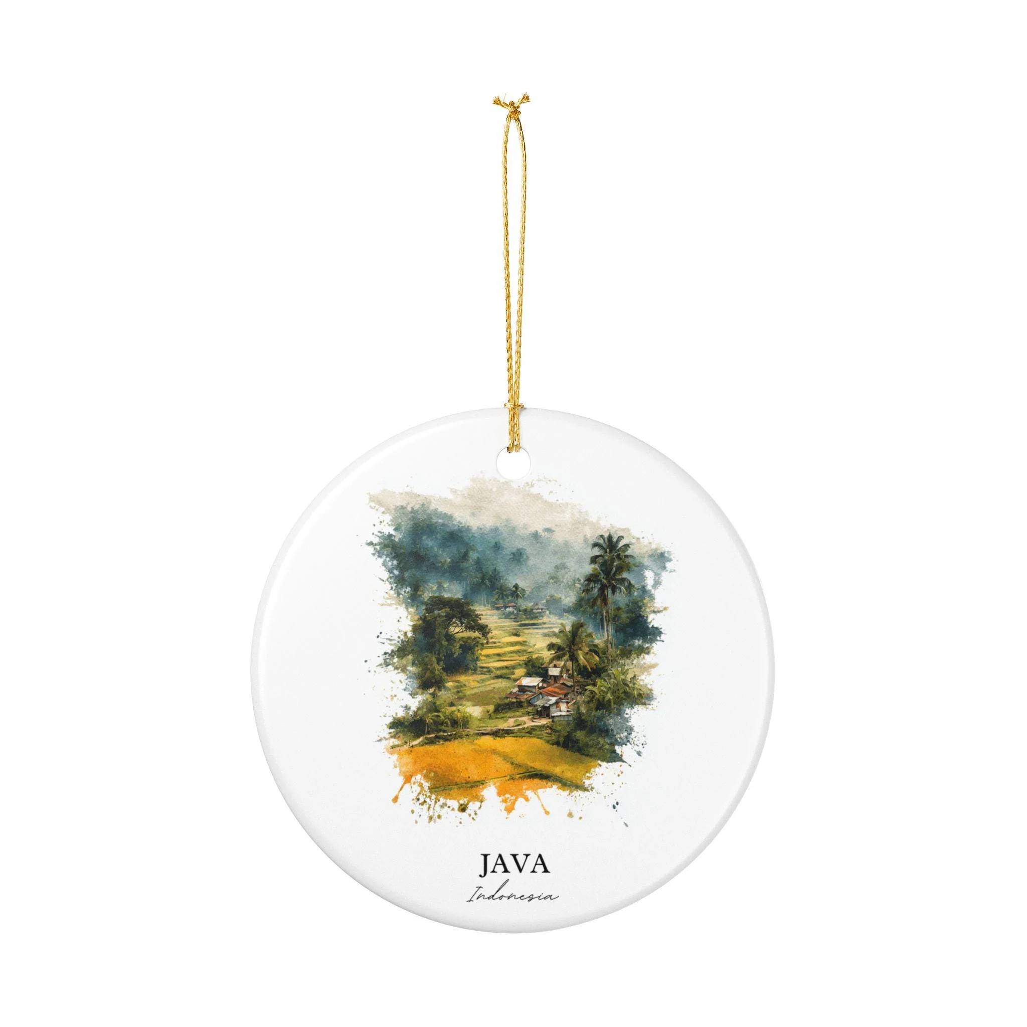 Java Indonesia Ornament: Unique Java Souvenir, Java Indonesia Xmas Decor, and Authentic Indonesia Gift - Image 2