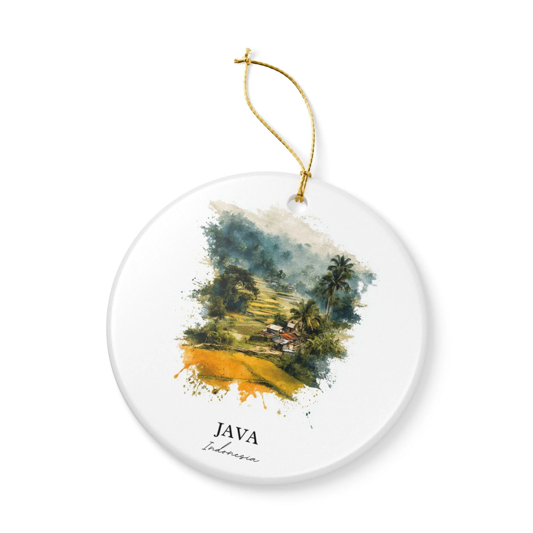 Java Indonesia Ornament: Unique Java Souvenir, Java Indonesia Xmas Decor, and Authentic Indonesia Gift - Image 3