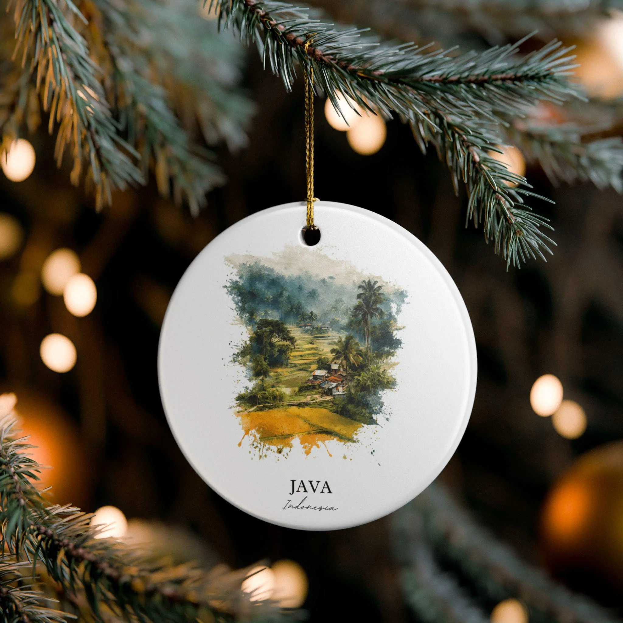 Java Indonesia Ornament: Unique Java Souvenir, Java Indonesia Xmas Decor, and Authentic Indonesia Gift - Image 4