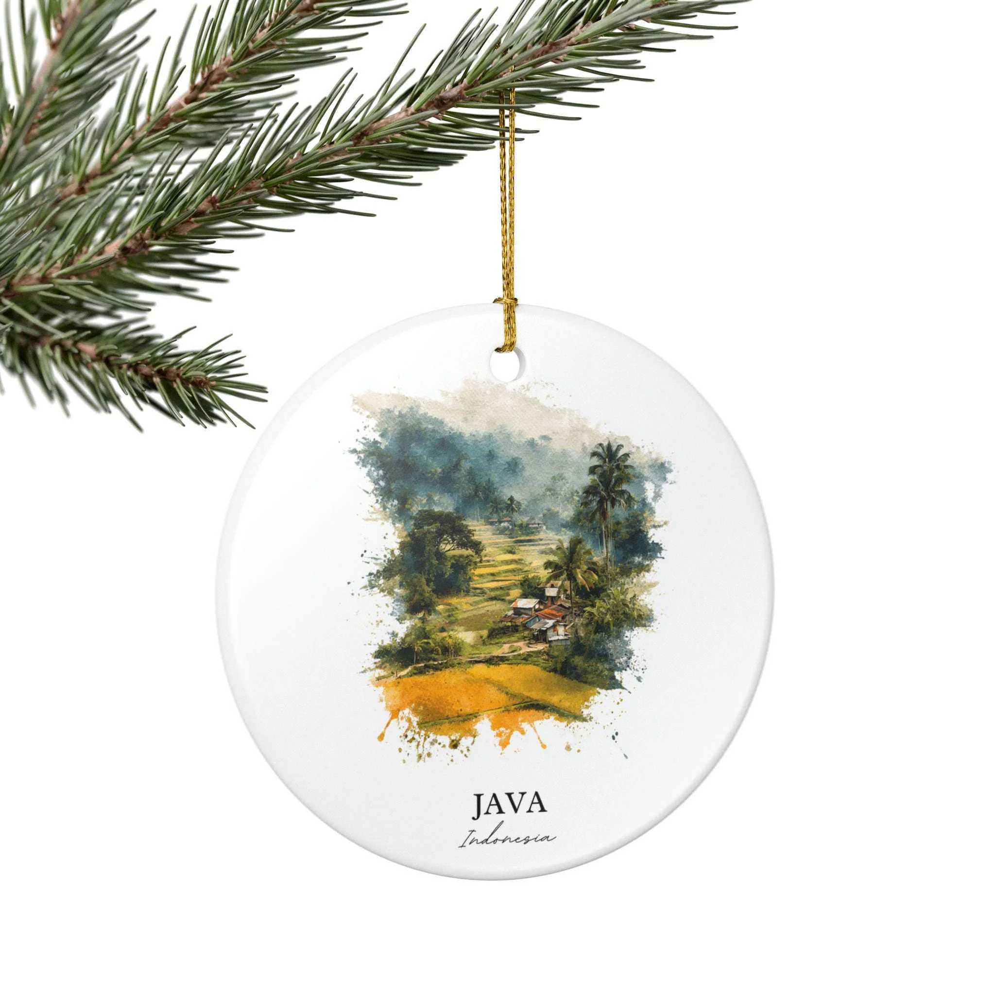 Java Indonesia Ornament: Unique Java Souvenir, Java Indonesia Xmas Decor, and Authentic Indonesia Gift - Image 5